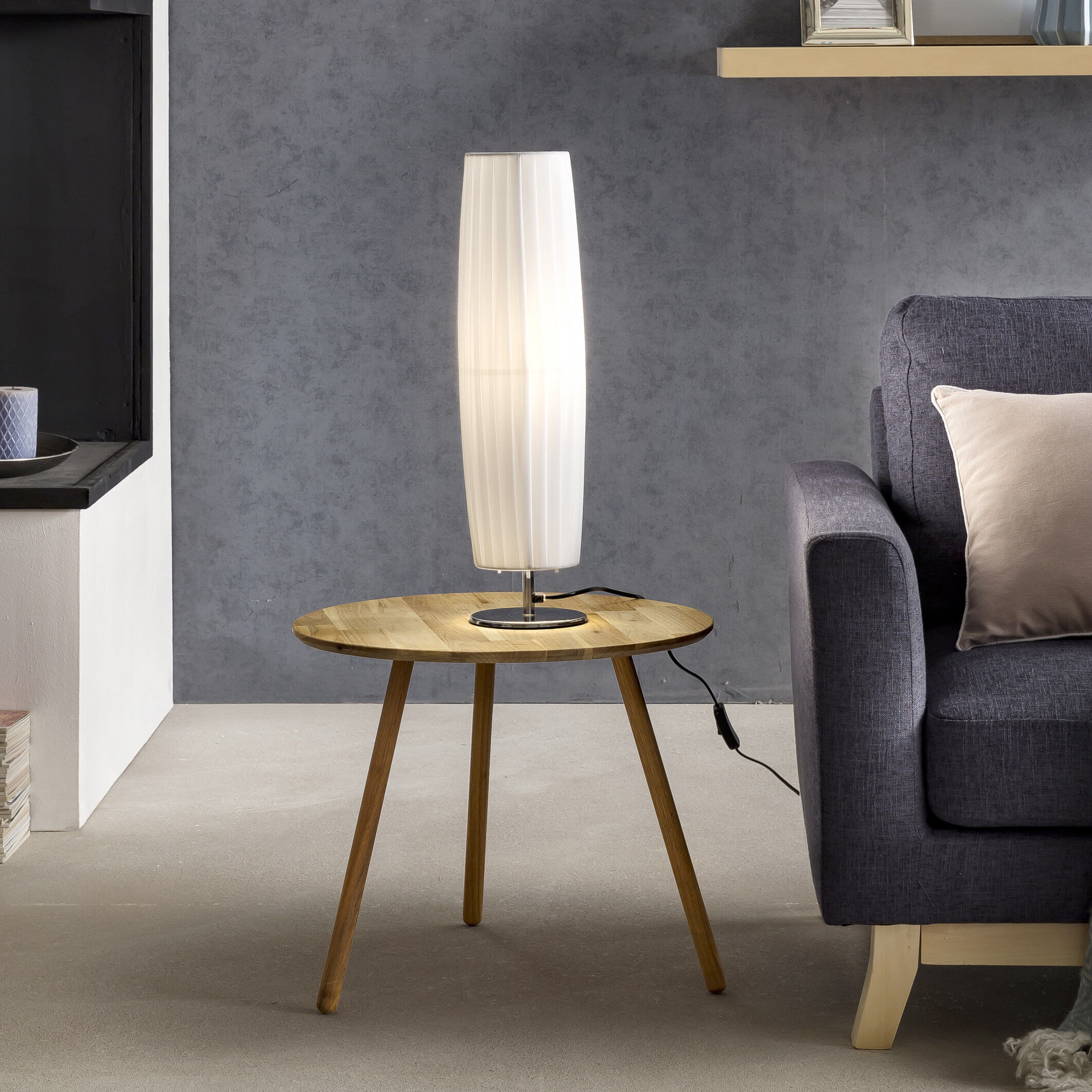 Artistiq Tafellamp Dani 60cm hoog - wit - 4251744801163