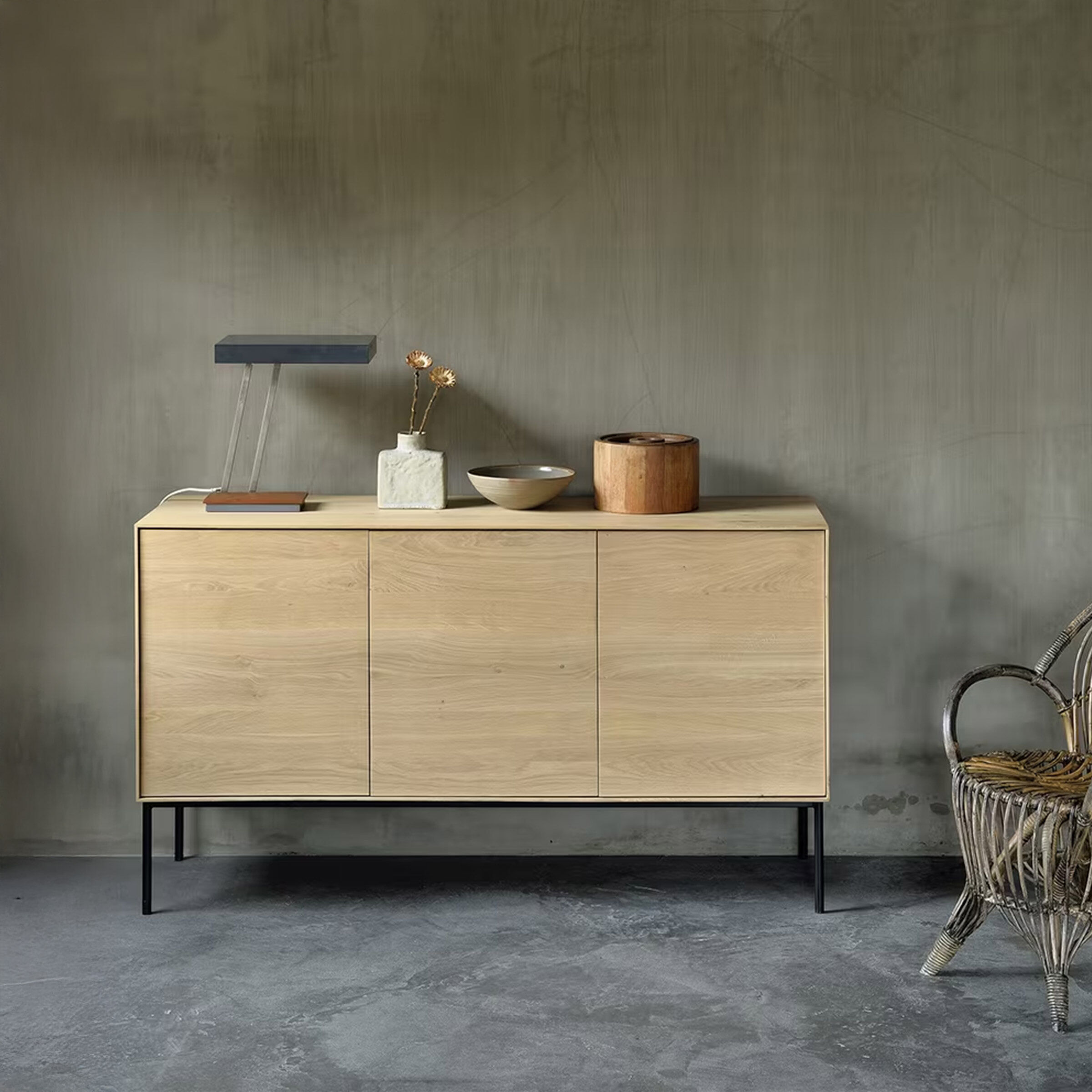 Ethnicraft Dressoir Whitebird Gevernist Eikenhout, 150cm - Naturel - 5404023603296