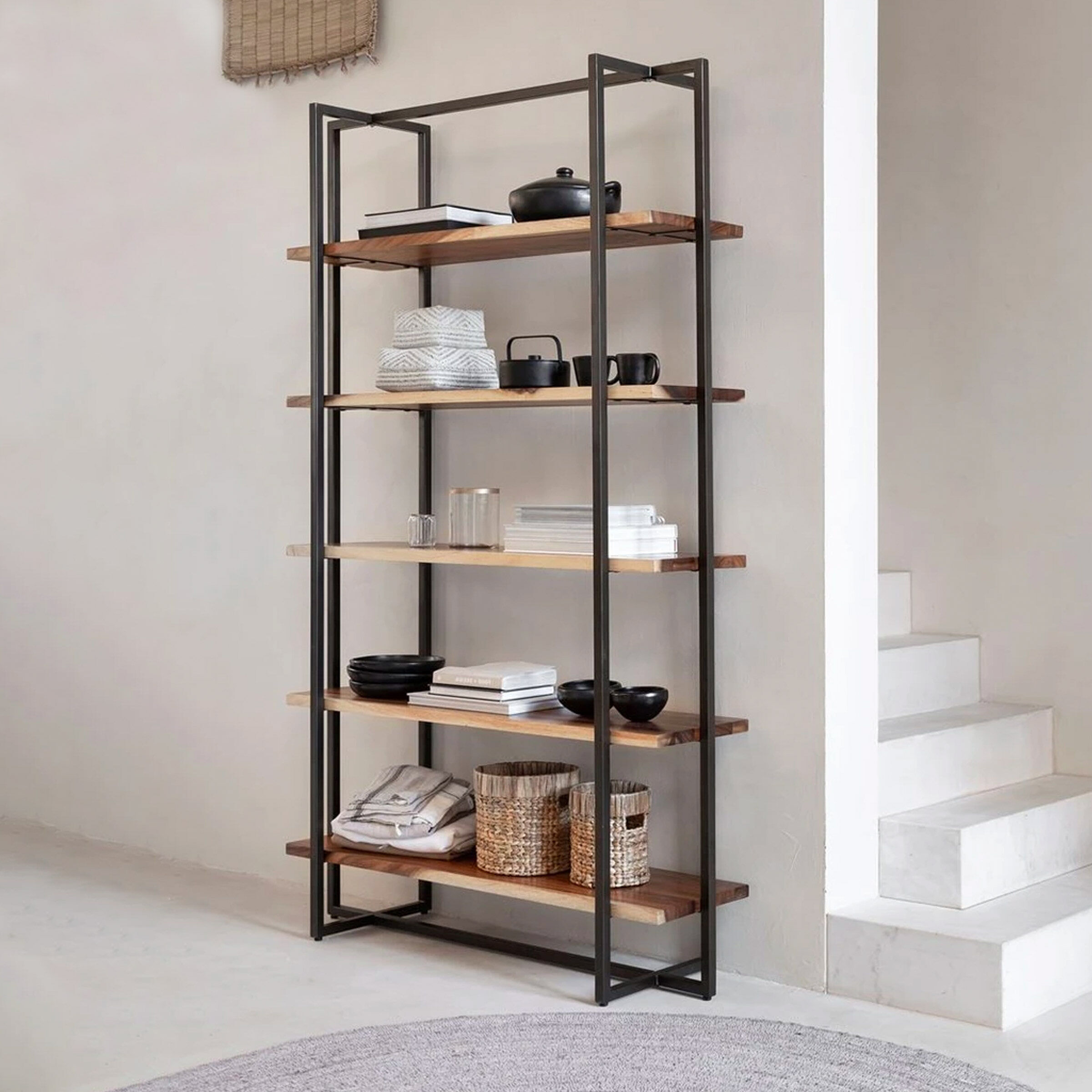 DTP Home Wandrek Flare Suarhout, 130 x 220cm - Naturel - 8720146505390