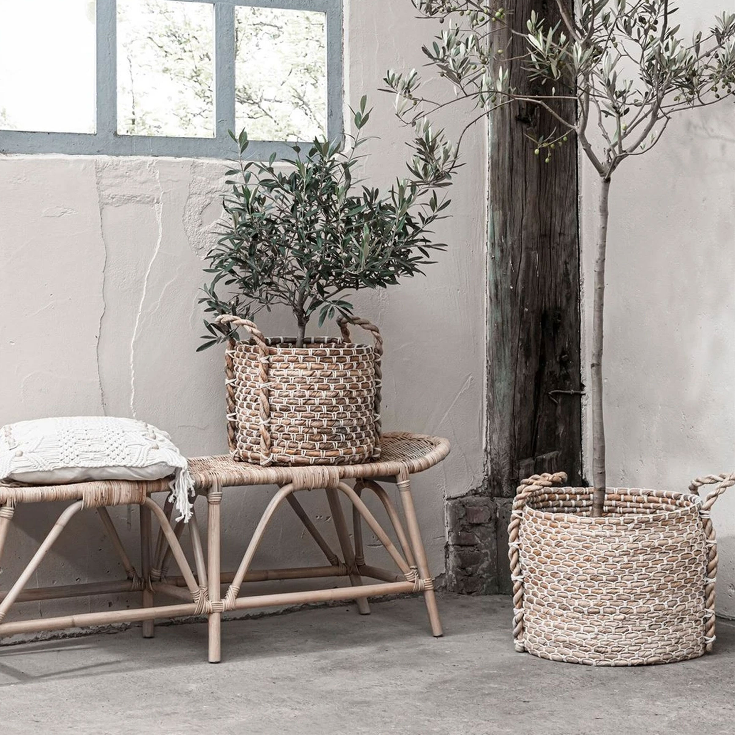 MUST Living Mand Patio Set van 2 stuks - Naturel - 8720146543231