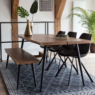 Dutchbone Eettafel Alagon 180 x 90cm - Hout - 8718548035997