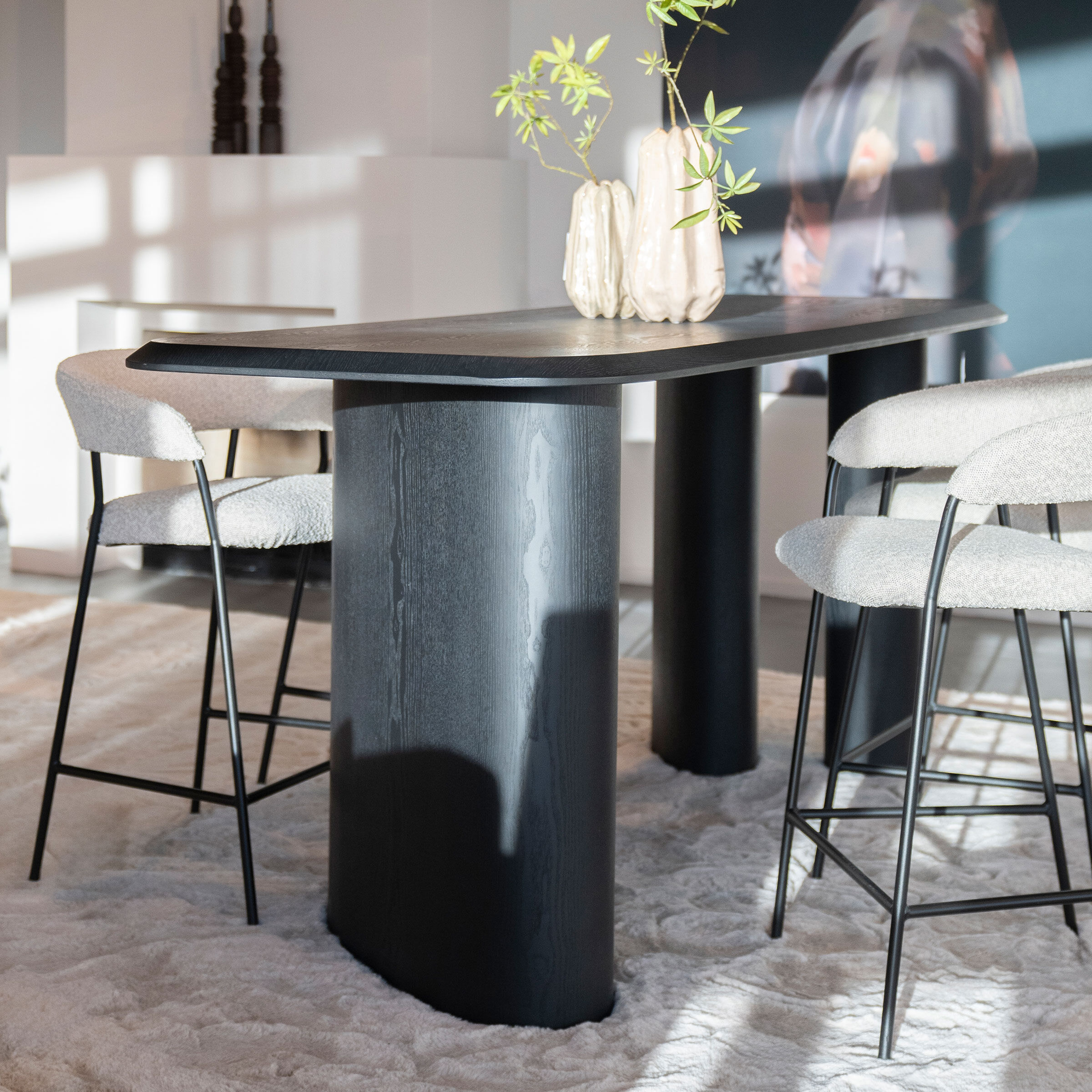 Eleonora Bartafel Walter Eiken, 220 x 80cm - Zwart - 8719087031341