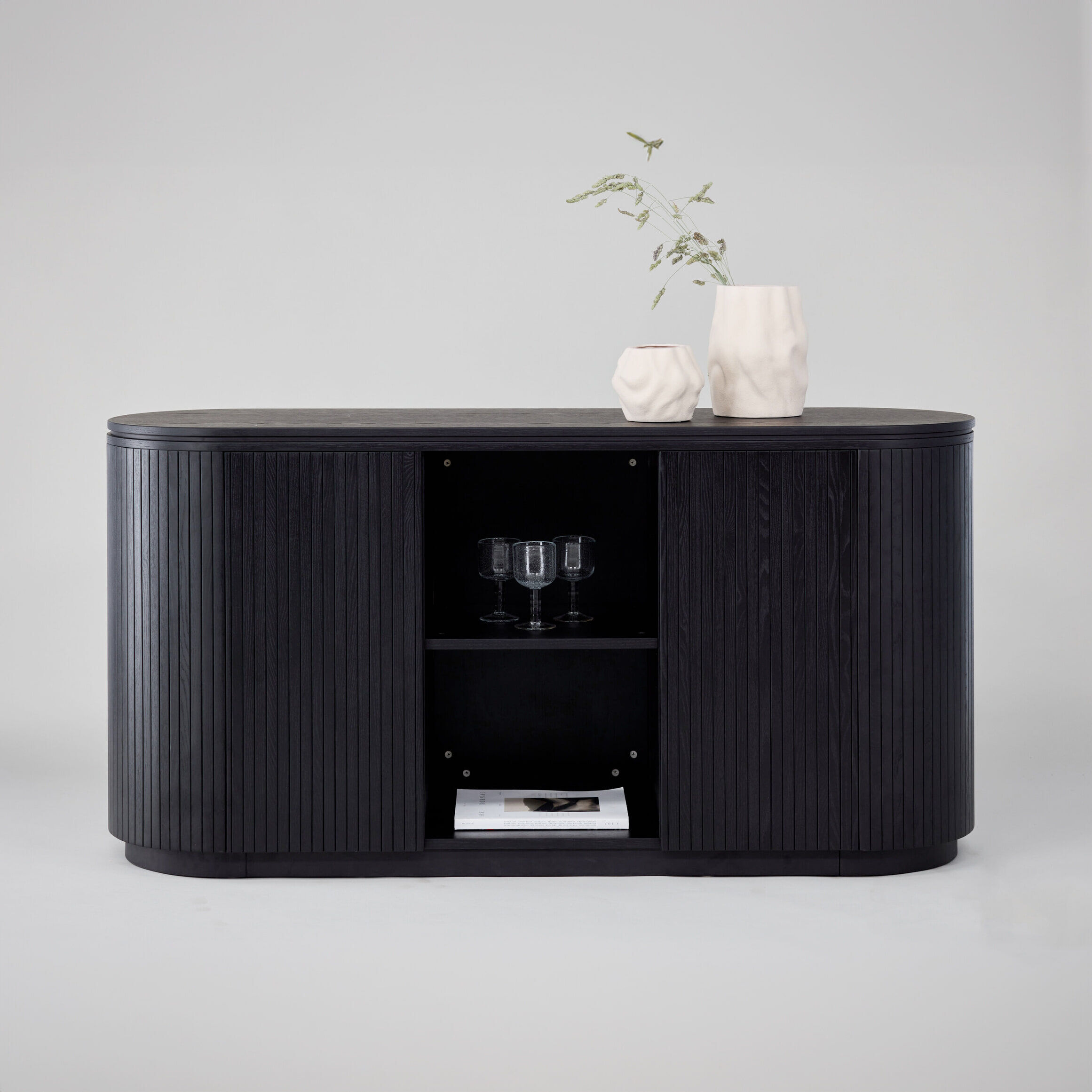 Nohr Dressoir Elouise 160cm - Zwart - 7340206970565