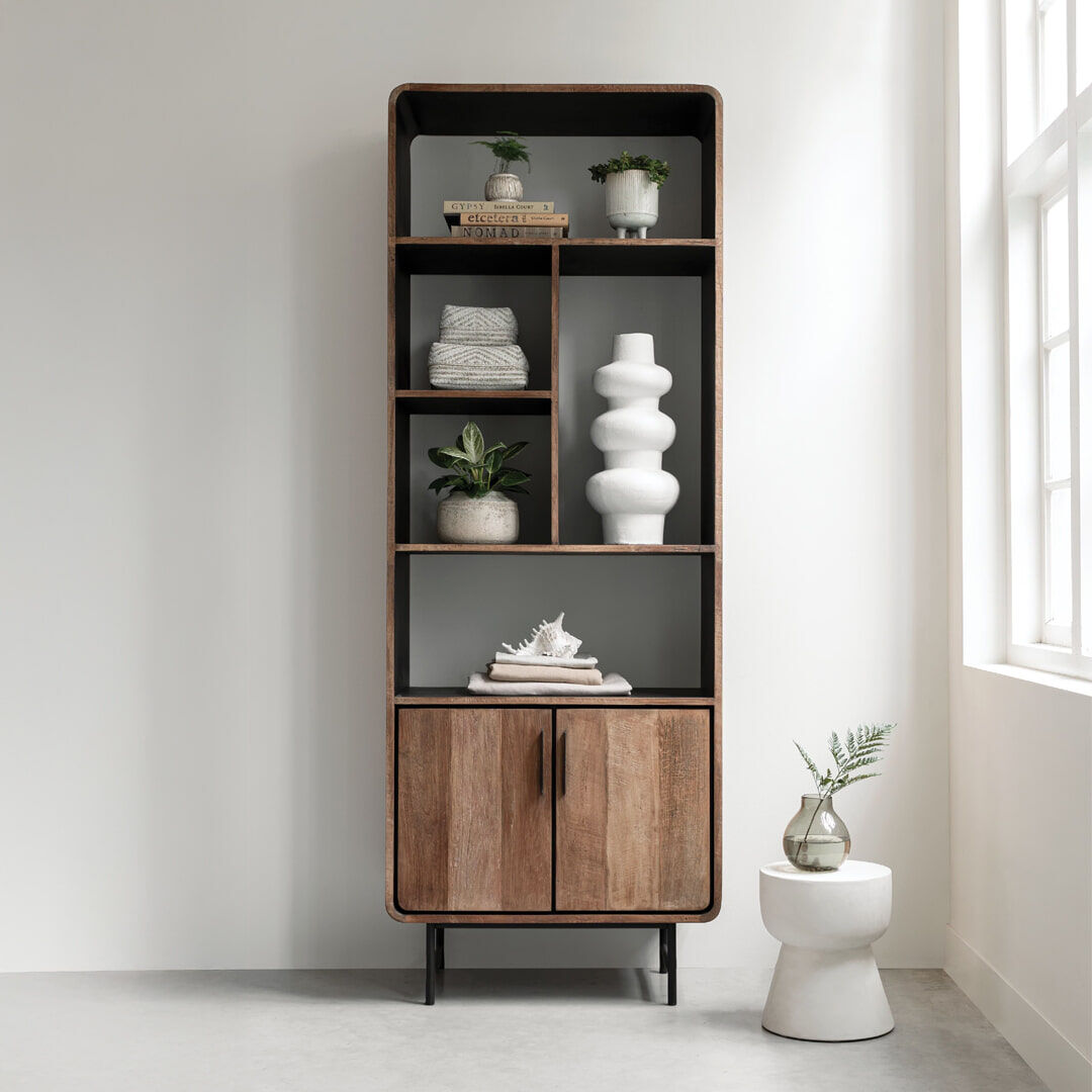 DTP Home Wandkast Evo Teakhout, 220 x 80cm - Bruin - 8720146509534