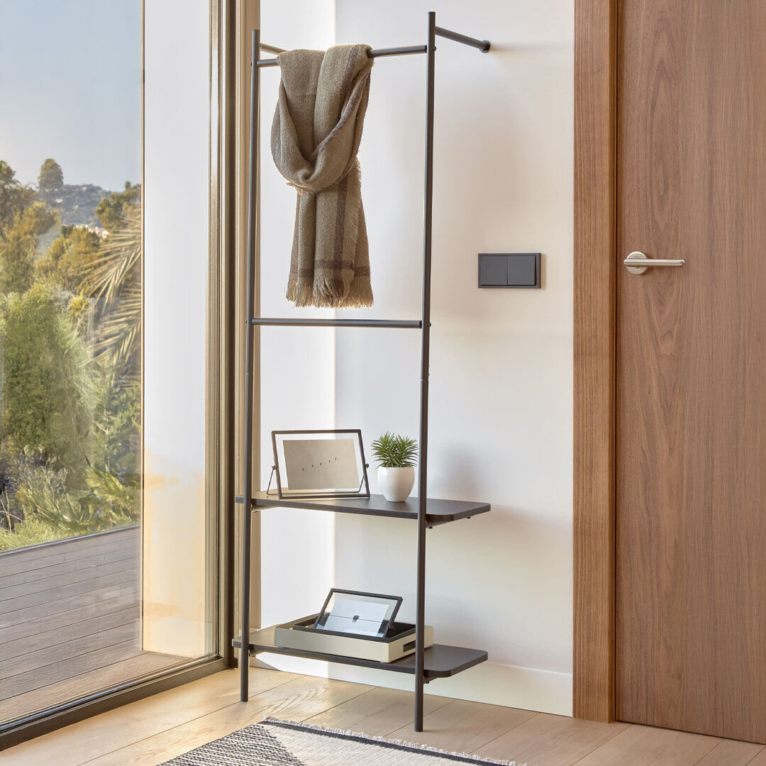 Kave Home Wandrek Galatia 162 x 60cm - Zwart - 8433840676302