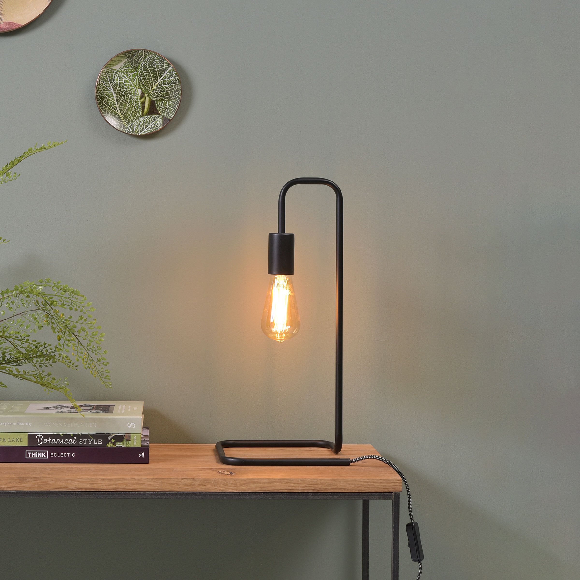 its about RoMi Tafellamp London 45cm - Zwart - 8716248076463