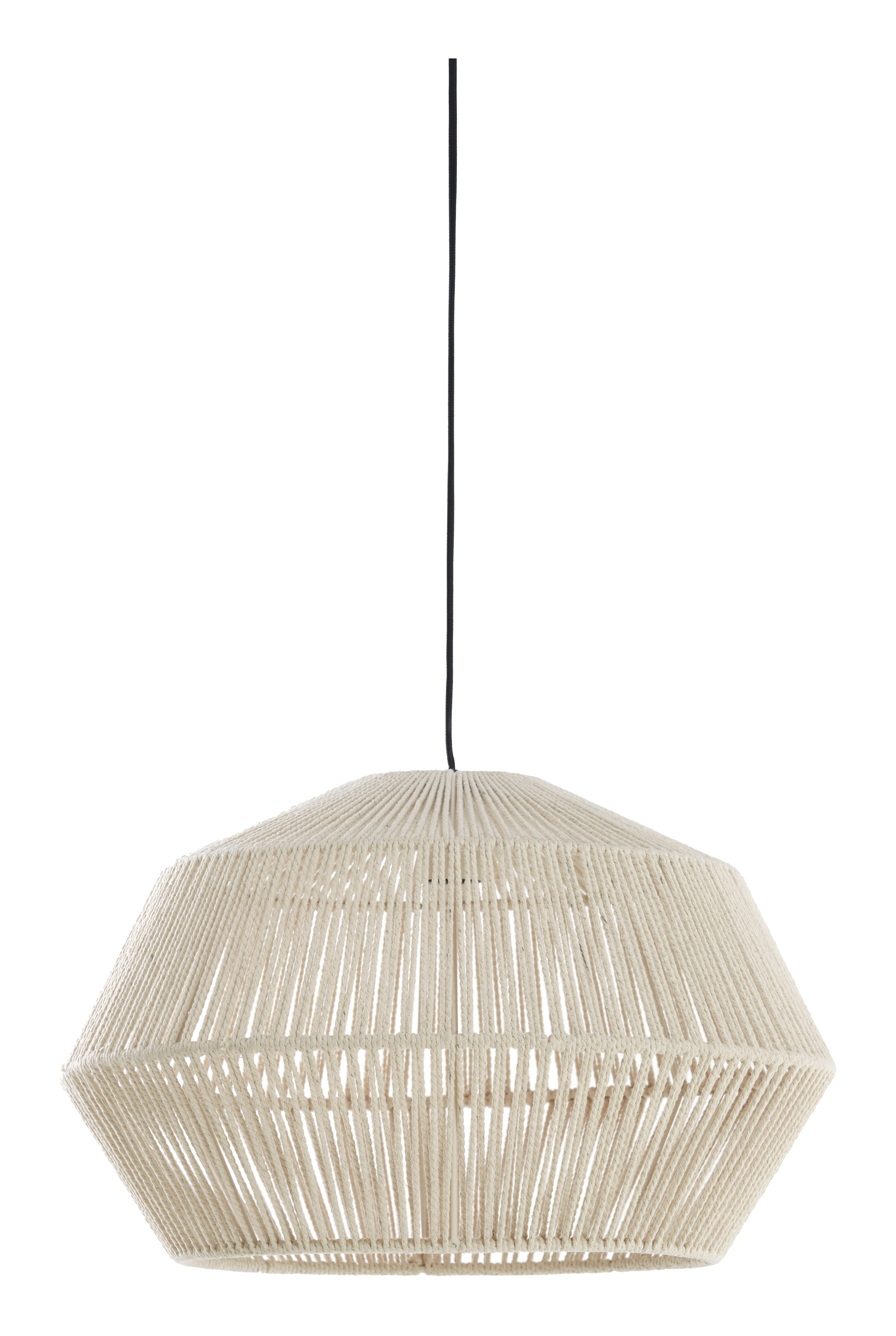 Light & Living Hanglamp Deya 49cm - Crème - 8717807744939