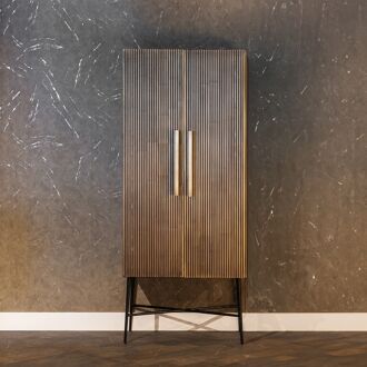 Richmond Opbergkast Ironville 75 x 182cm - Goud - 8720621605560