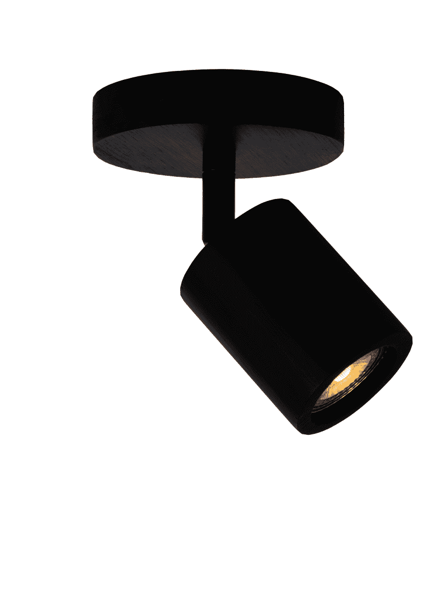 GOOD&MOJO Plafondlamp Java Spot, Bamboe - Zwart - 8716248100281