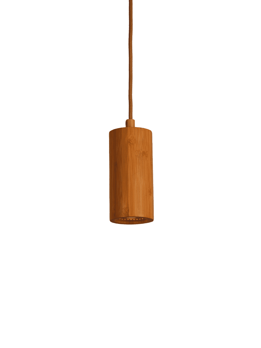 GOOD&MOJO Hanglamp Java Bamboe, 12cm - Naturel - 8716248100335