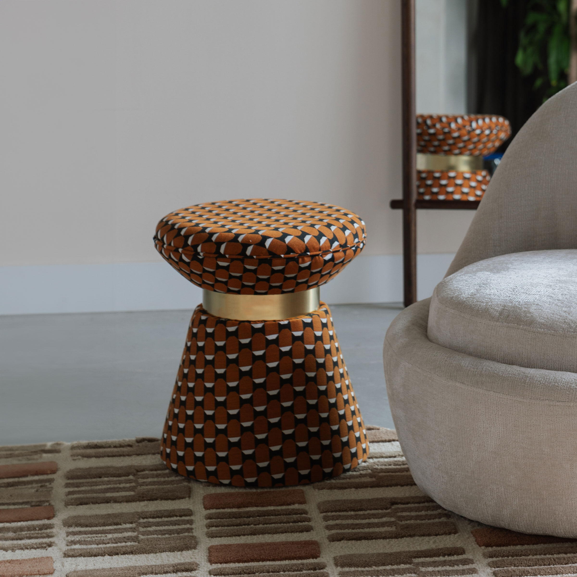 ZILT Krukje Solana 37cm - Bruin - 9506873557289