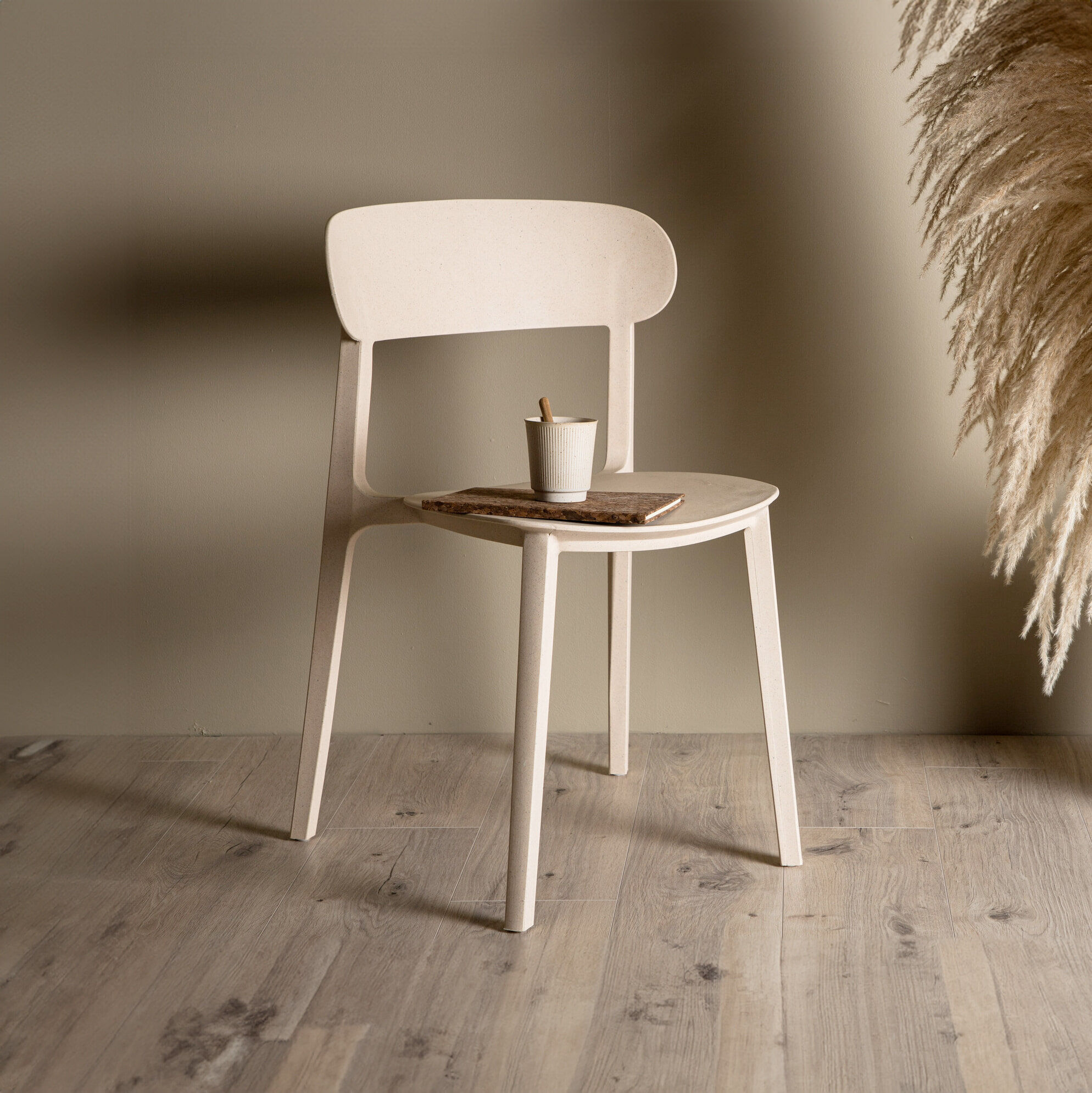 Nohr Eetkamerstoel Kahla Kunststof - Beige - 7340206964045