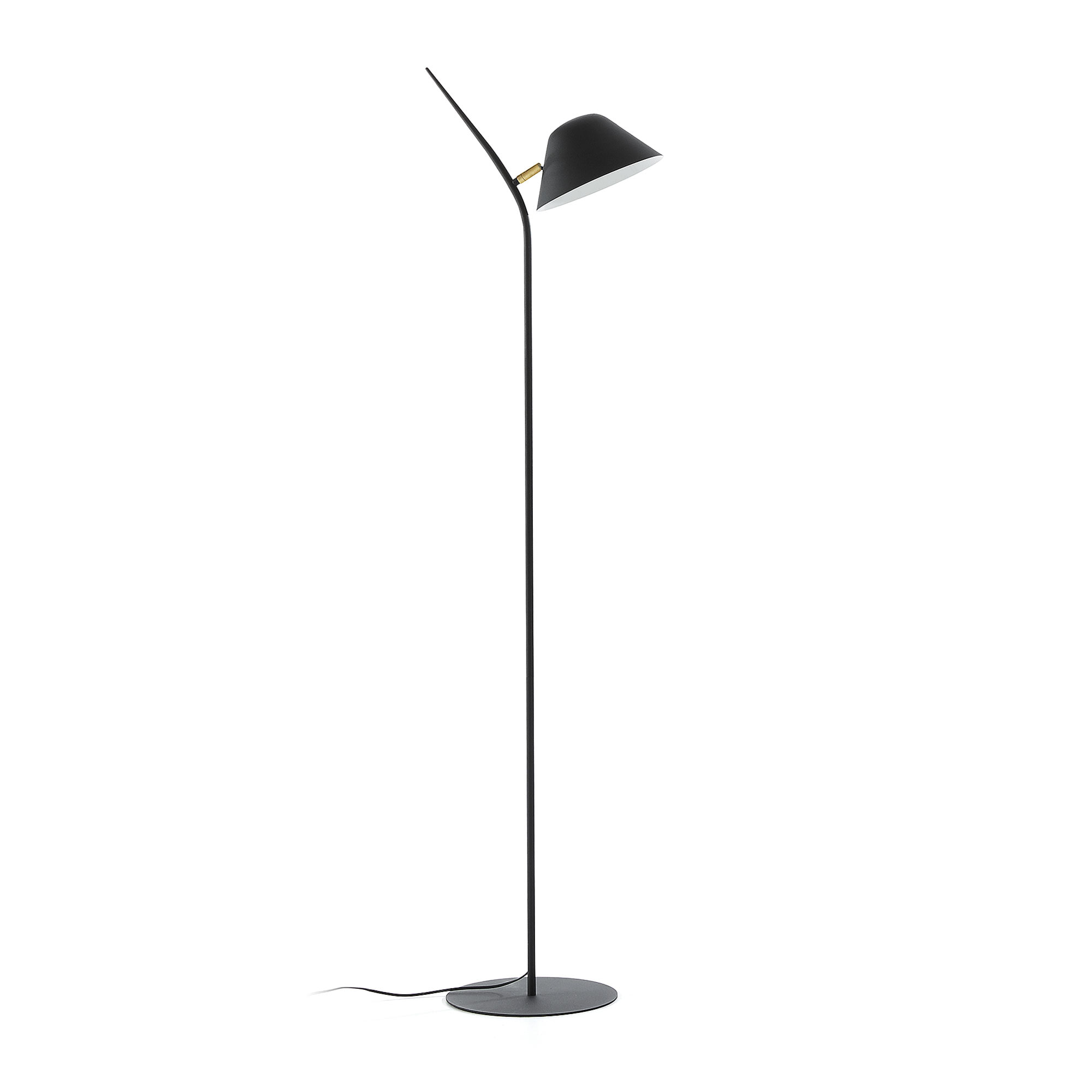Kave Home Vloerlamp Aurelia - Zwart - 8433840451510
