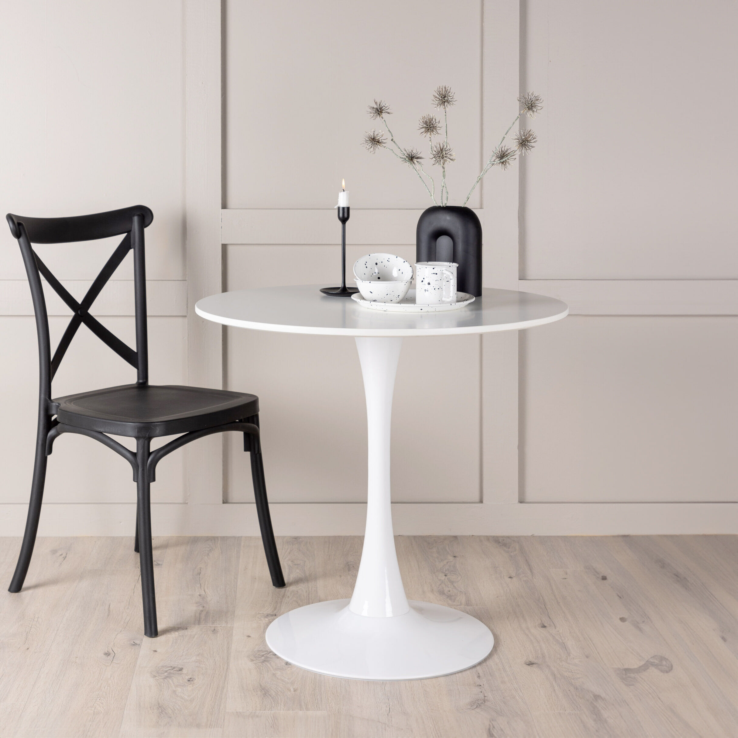 Nohr Ronde Bistrotafel Keywanda 80cm - wit - 7340206964144