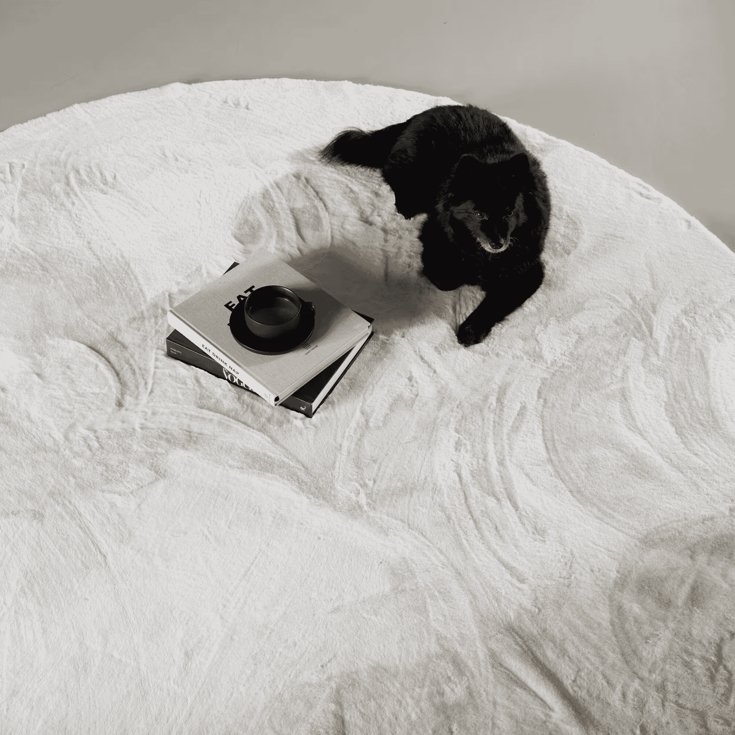 Nohr Rond Vloerkleed Kitrina 200cm - Wit - 7340206969637