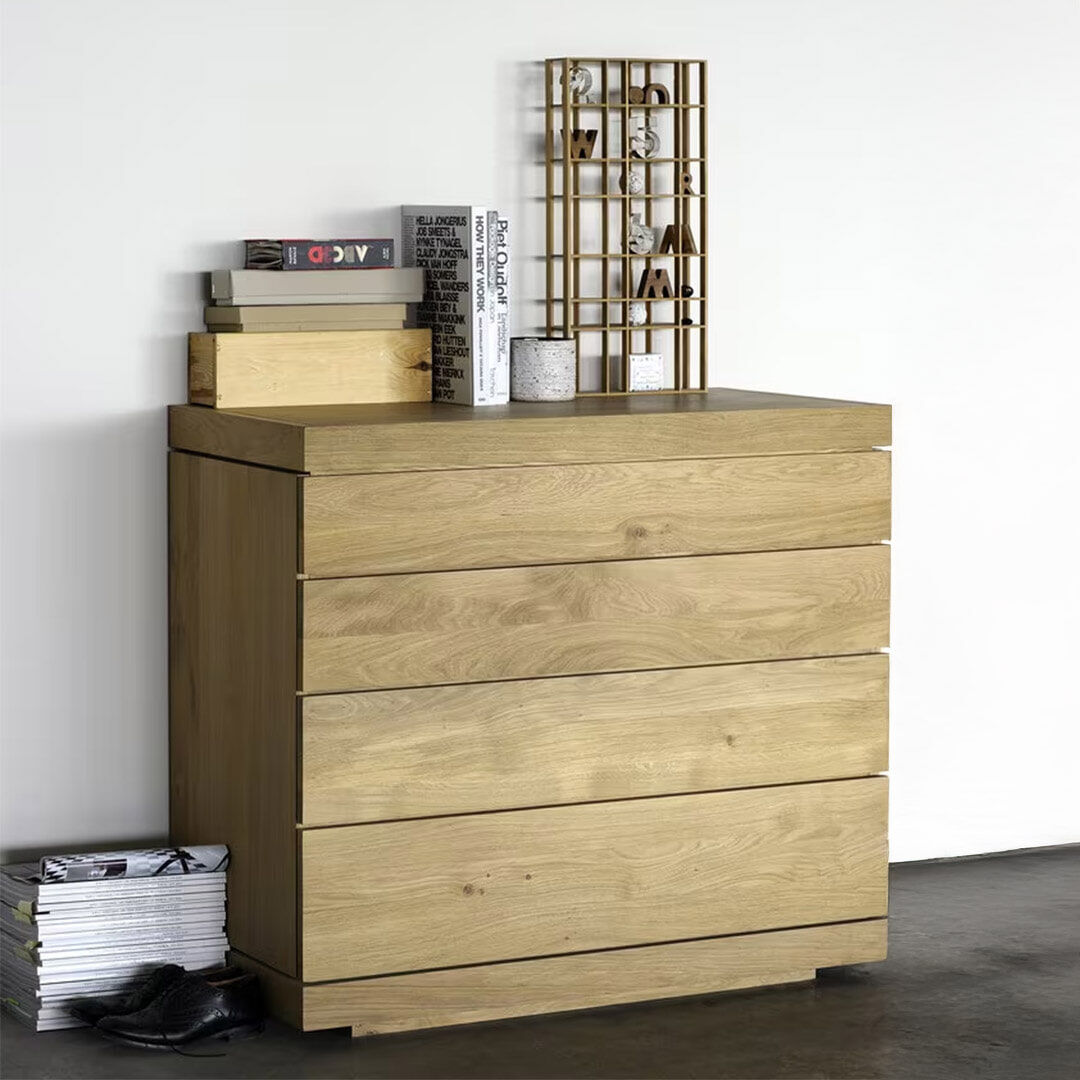 Ethnicraft Ladekast Burger Geolied Eikenhout, 100cm - Naturel - 5404023600646