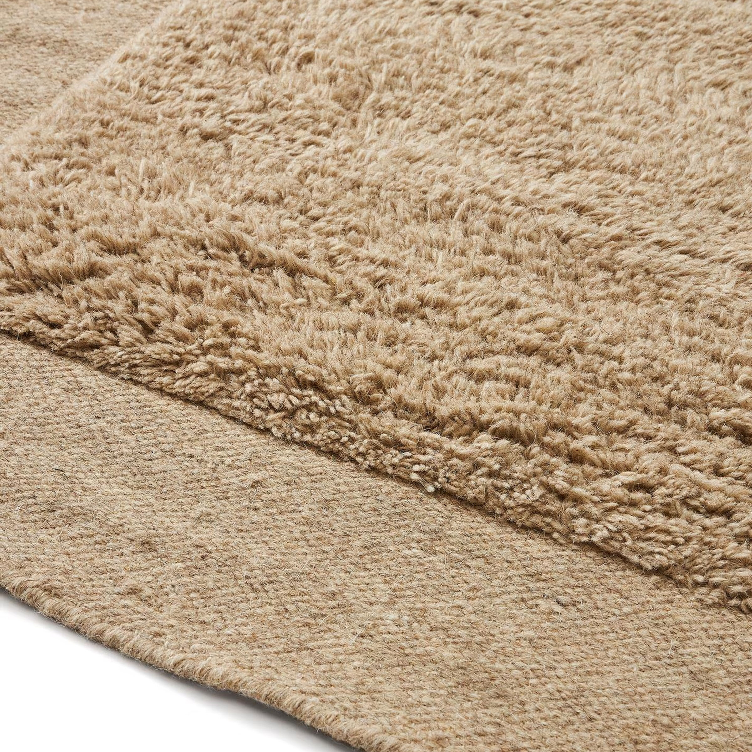 Kave Home Vloerkleed Marely Wol, 160 x 230cm - Beige - 8433840876740
