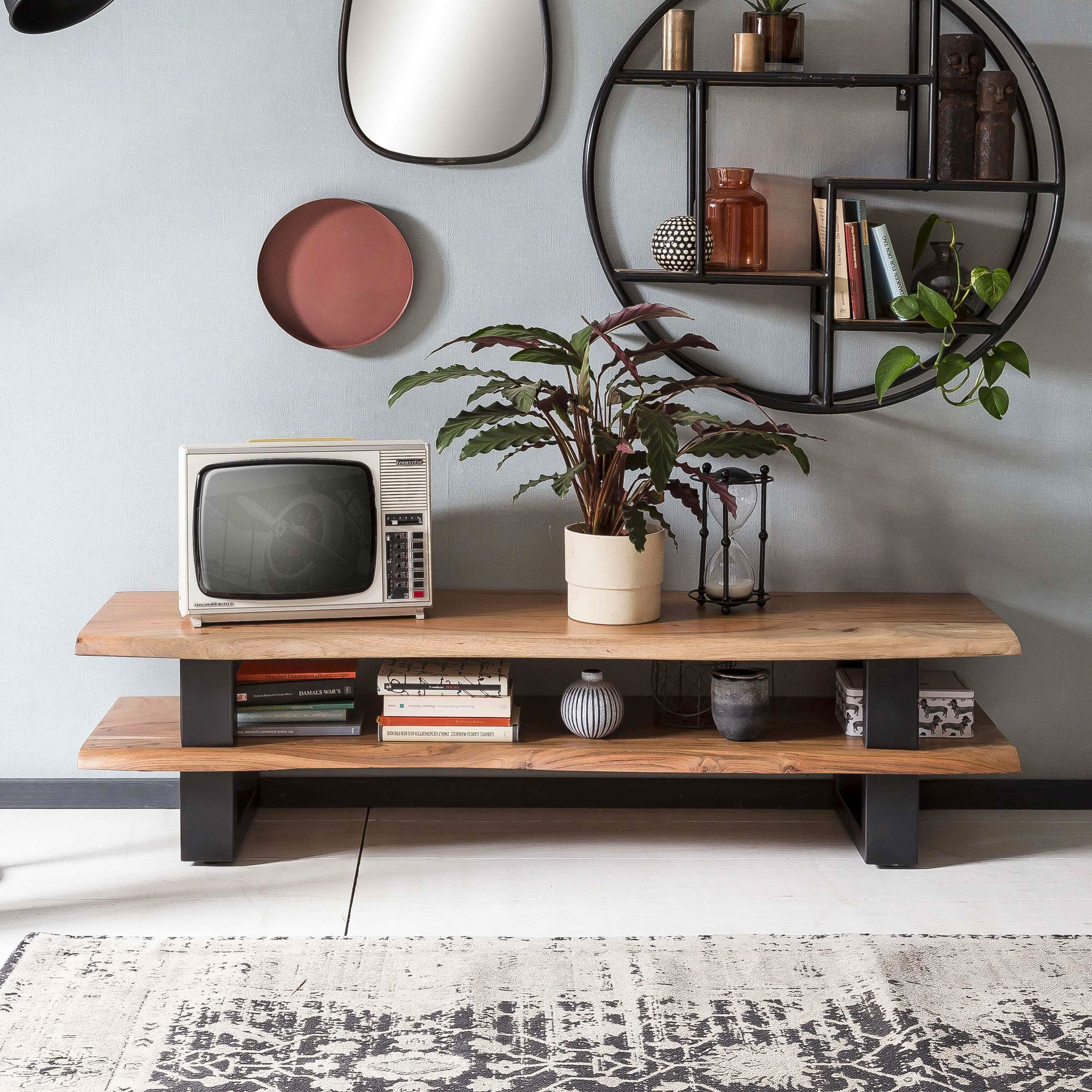 Artistiq TV-meubel Maeghan Acaciahout, 140cm - Bruin - 4055195130762