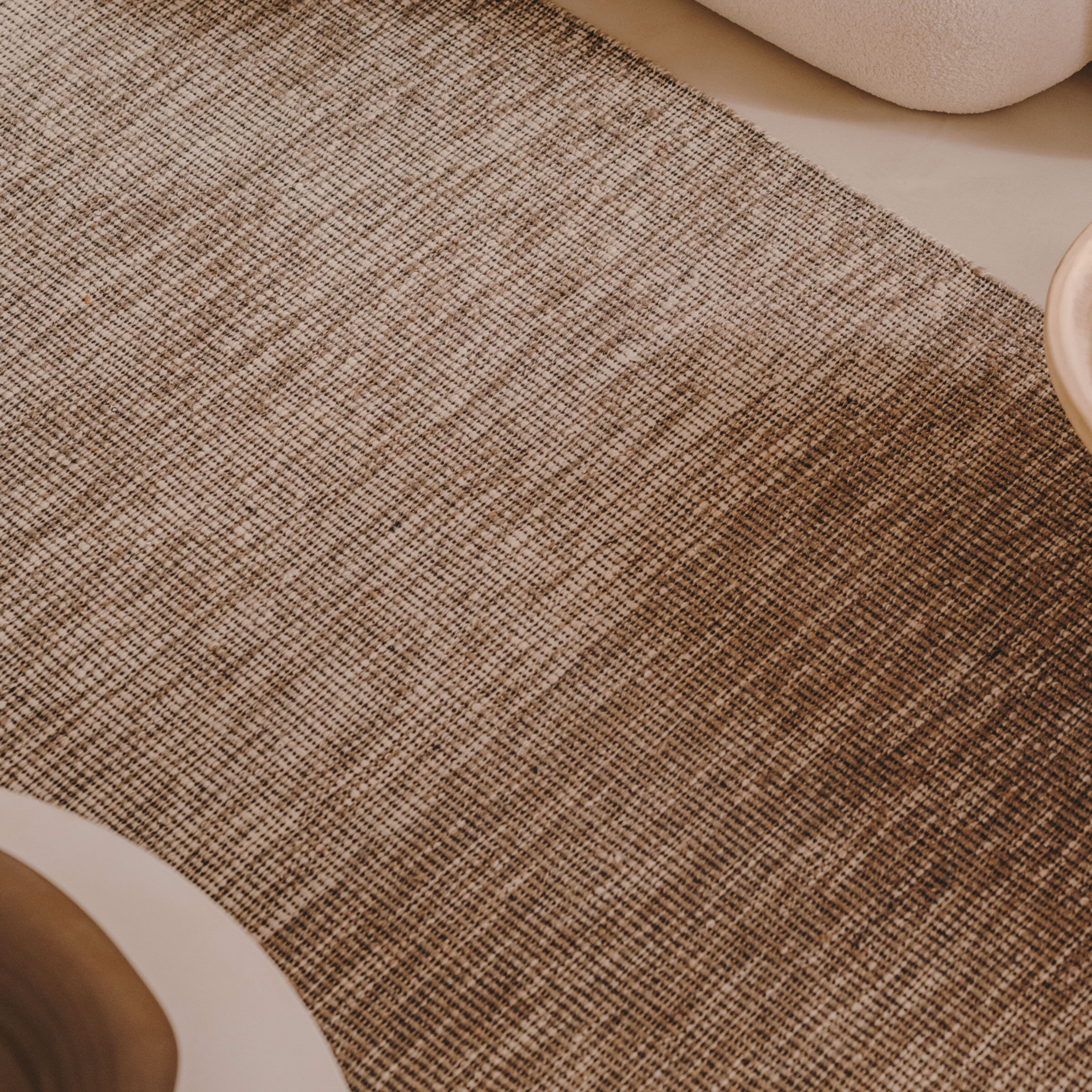 Kave Home Vloerkleed Malenka Wol, 200 x 300cm - Taupe - 8433840847146