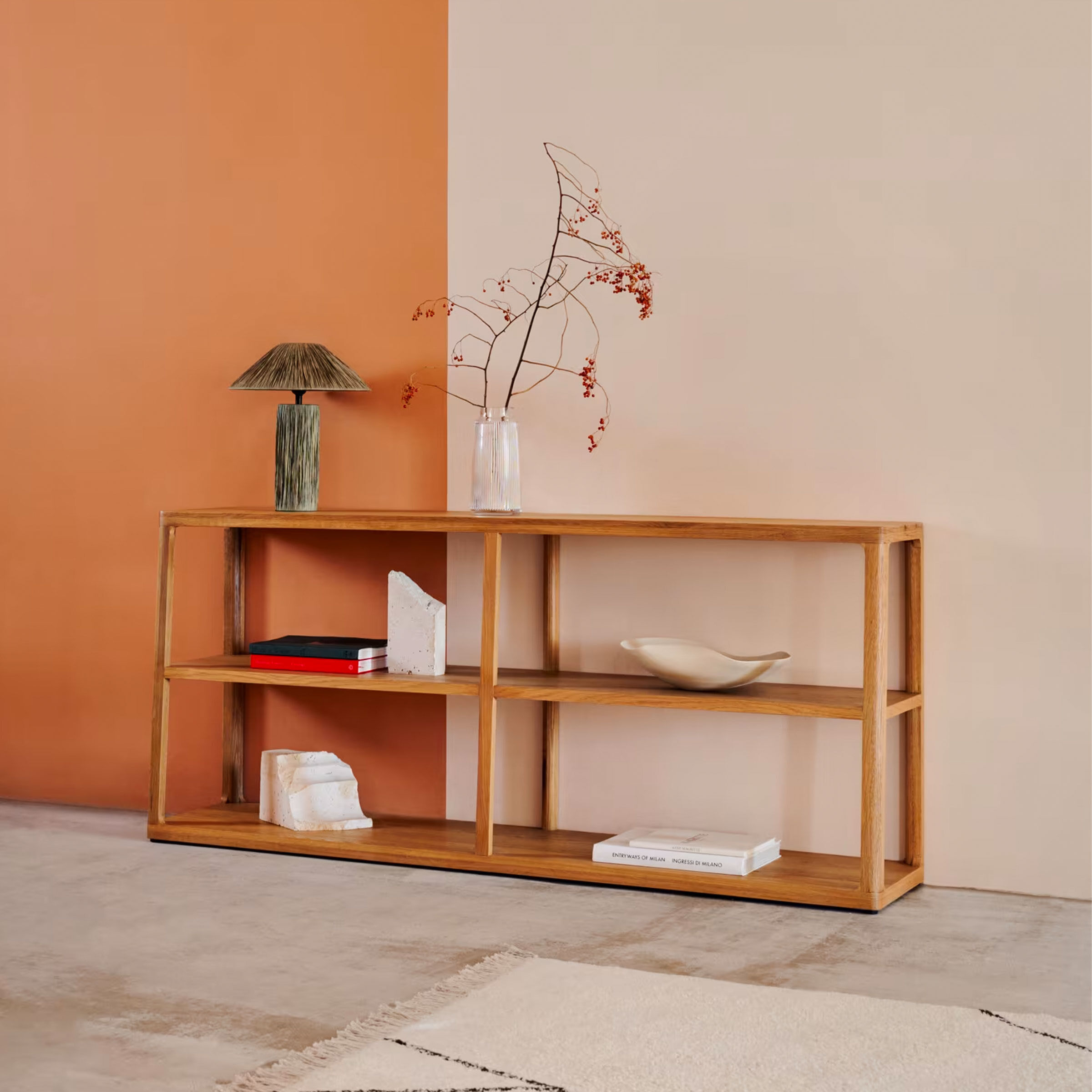 Kave Home Dressoir Maymai Eikenhout, 180cm - Bruin - 8433840878270