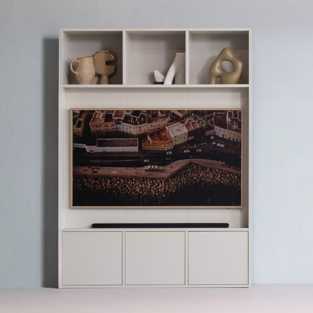 WOOOD TV-kast Meggy 215 x 160cm - Dust - 8714713223640