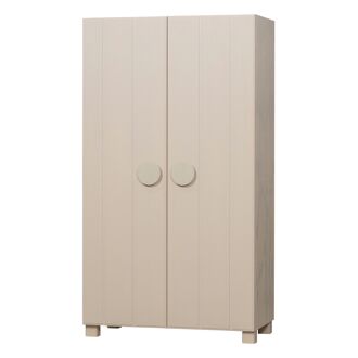 WOOOD Kledingkast Noah Grenen, 2 deuren - Dust - 8714713175444