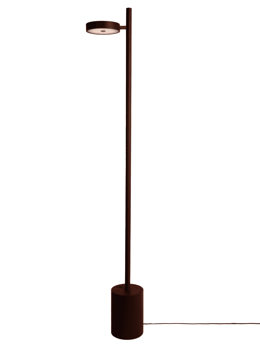 GOOD&MOJO Vloerlamp Okinawa Essenhout, 146cm - Bruin - 8716248100359