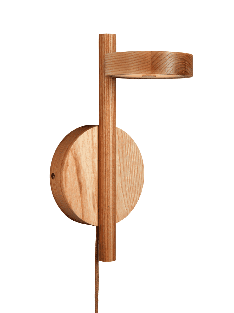 GOOD&MOJO Wandlamp Okinawa Essenhout - Naturel - 8716248100458