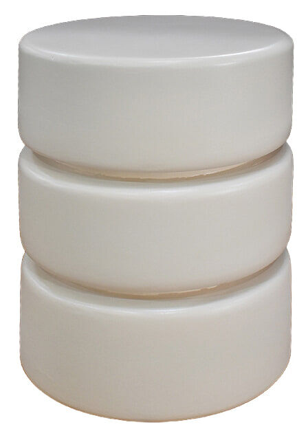 LABEL51 Ronde Bijzettafel Milly Mangohout, 35cm - Soft Sand - 8721401202542