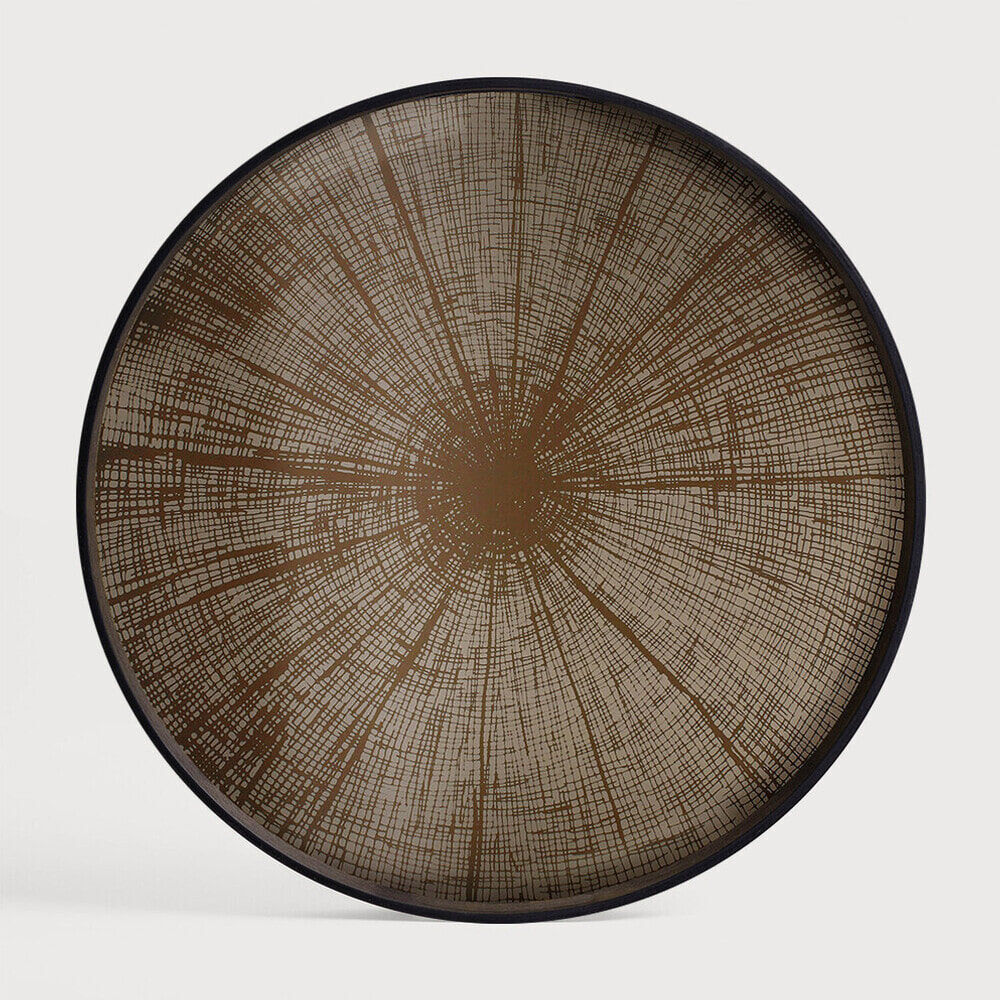 Ethnicraft Rond Dienblad Slice 61cm - Brons - 5404023601179