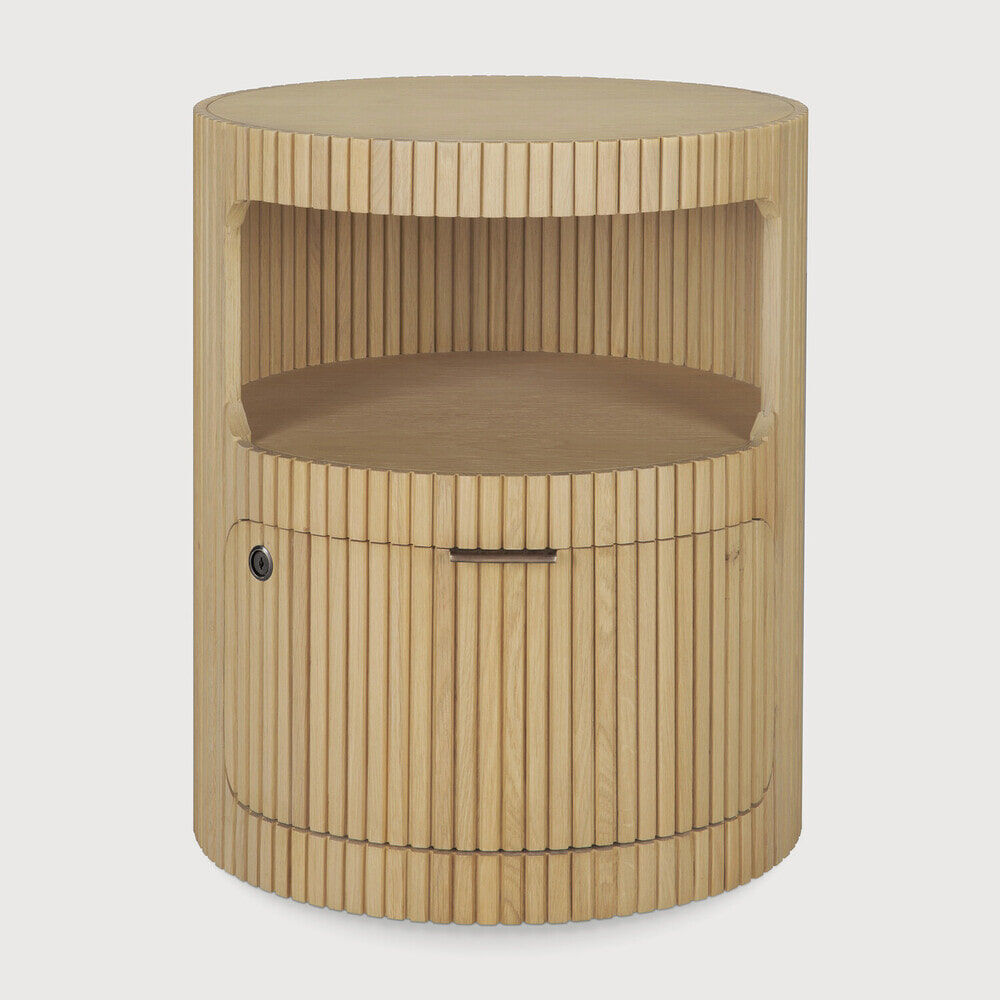 Ethnicraft Ronde Ladekast Boomerang Geolied Eikenhout - Naturel - 5404023627681