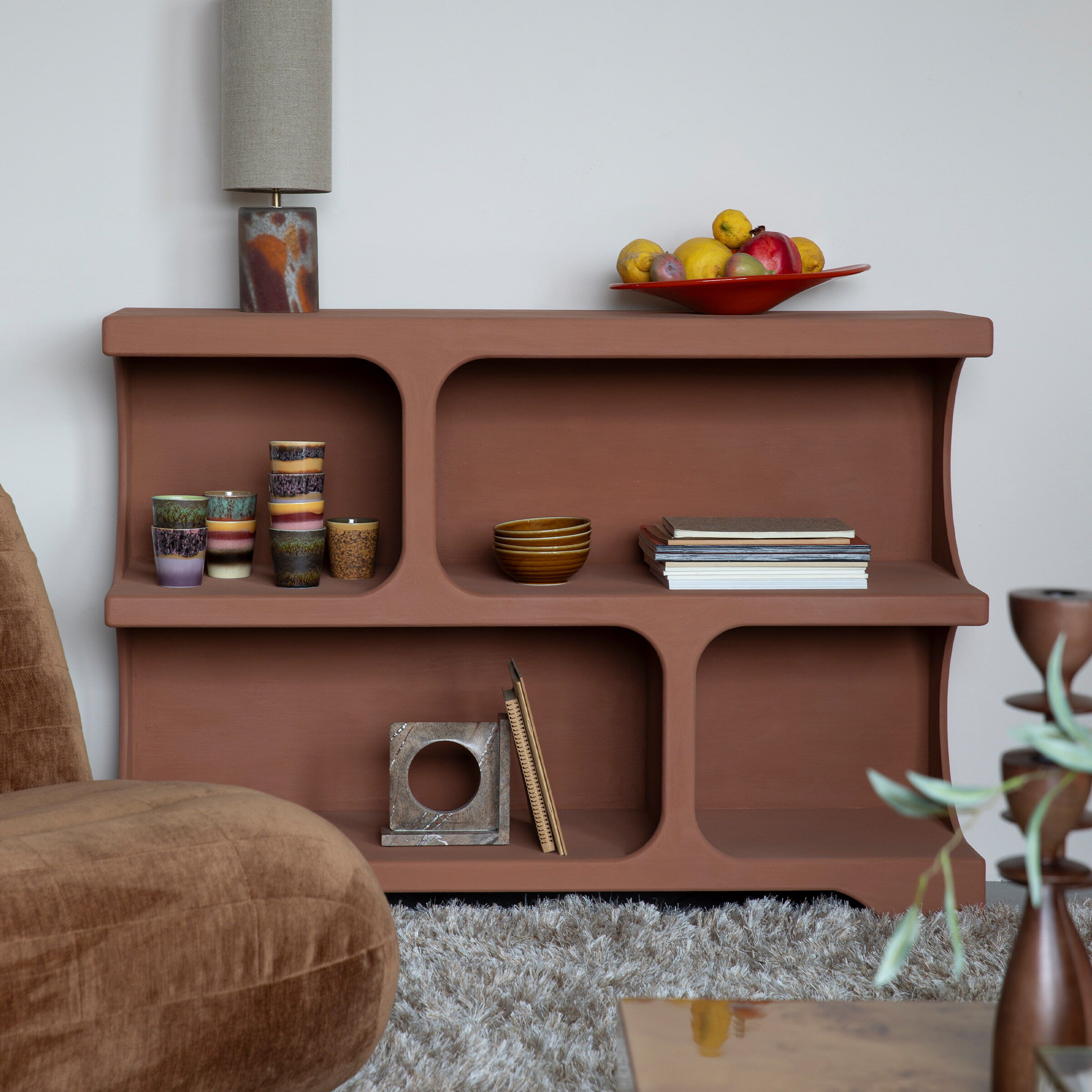 Dutchbone Wandrek Dundee 85 x 120cm - Terra - 8718548103184