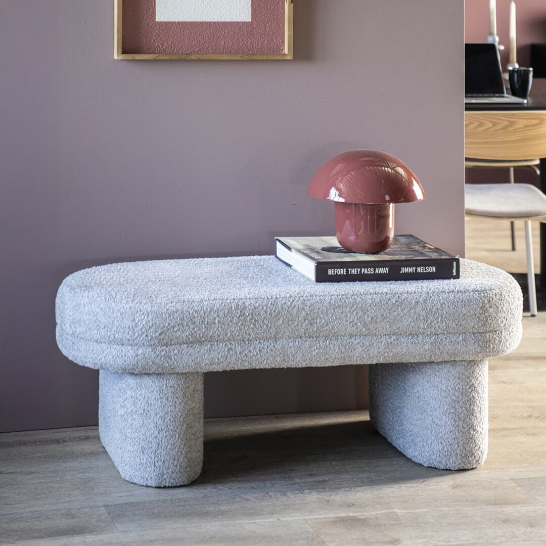 By-Boo Halbank Rama Bouclé, 120cm - Beige - 8720874592020