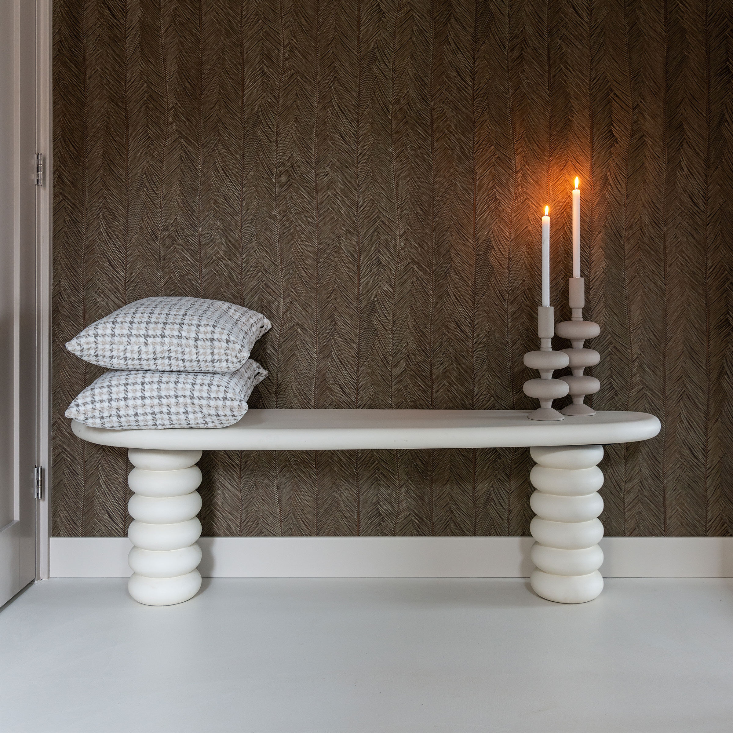 Richmond Sidetable/TV-meubel Bloomstone Organisch 170cm - Wit - 8720621692447