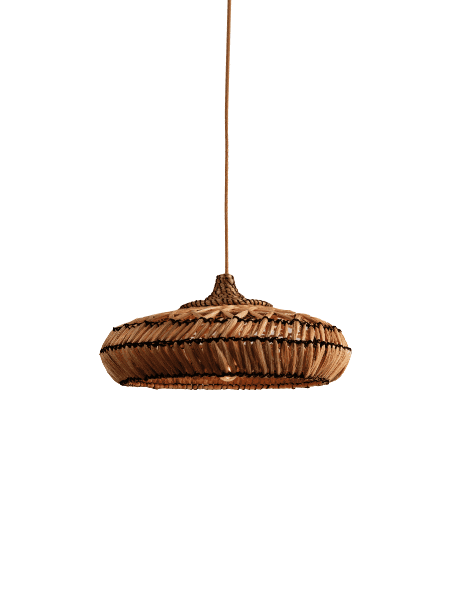 GOOD&MOJO Hanglamp Rinjani Abaca, 50cm - Naturel - 8716248099974