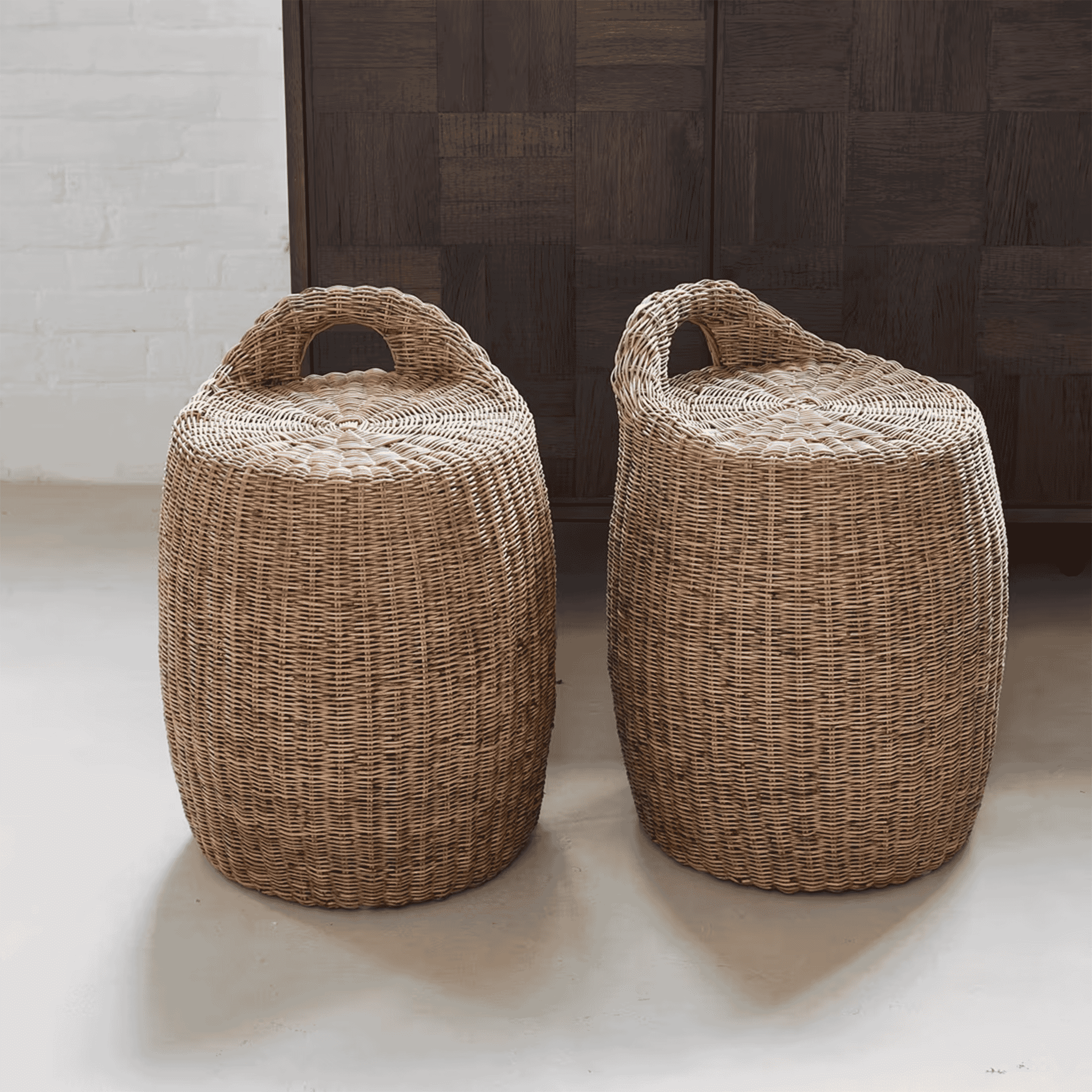 Rivièra Maison Kruk Alcudia Rattan - Bruin - 8721148214907
