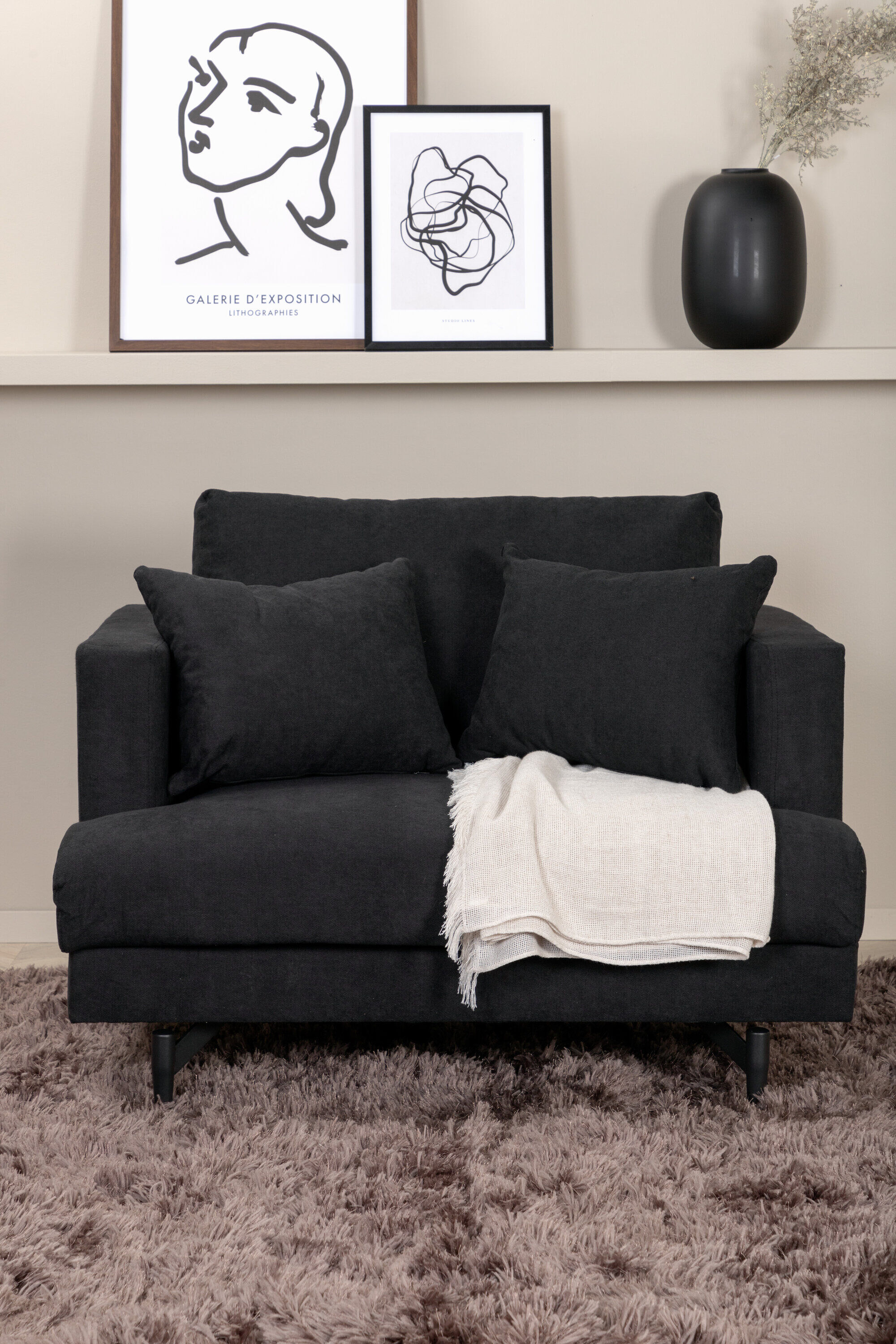 Nohr Fauteuil Tamora - Zwart - 7350118417720