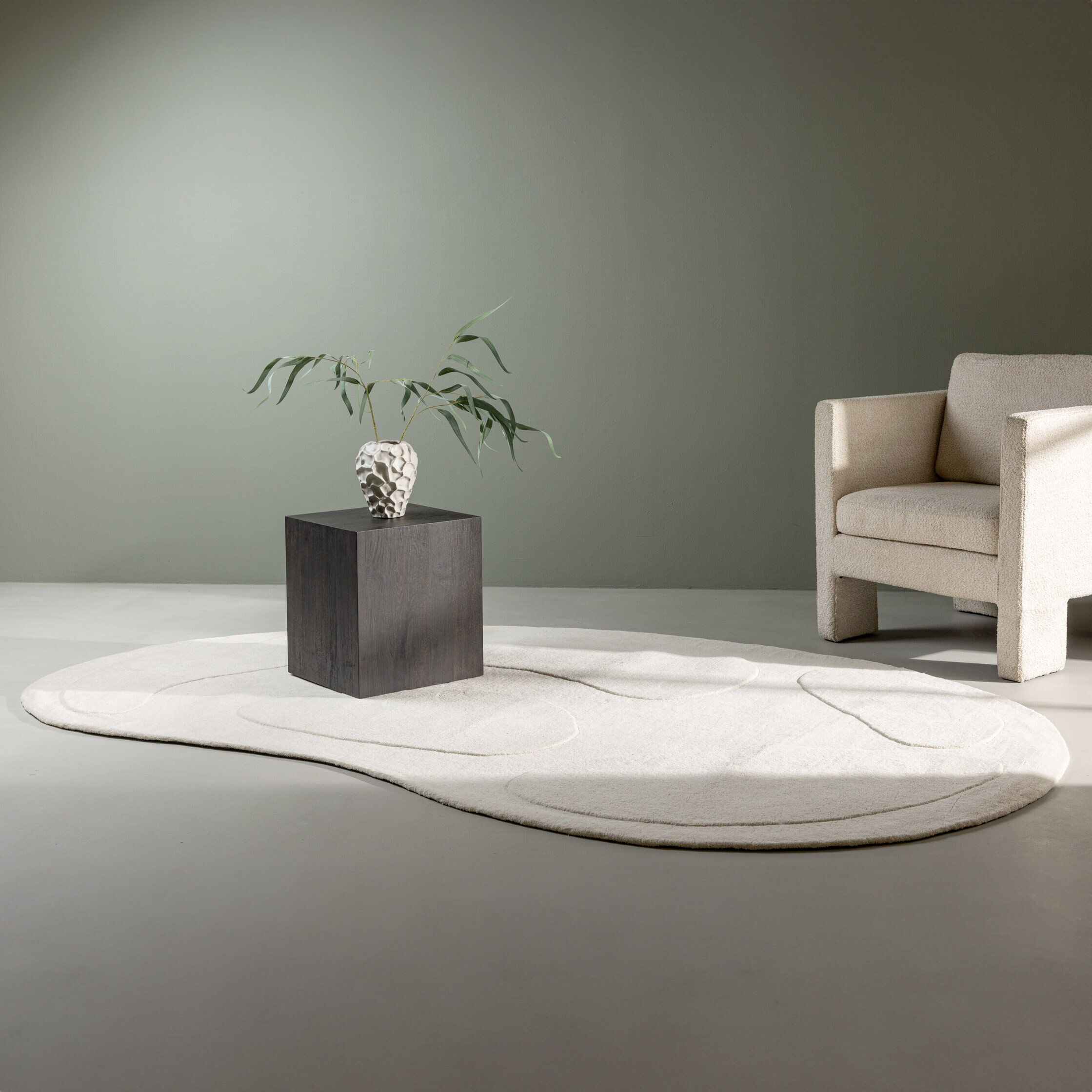 Nohr Organisch Vloerkleed Selicia Wol, 175 x 290cm - Off White - 7340220801586