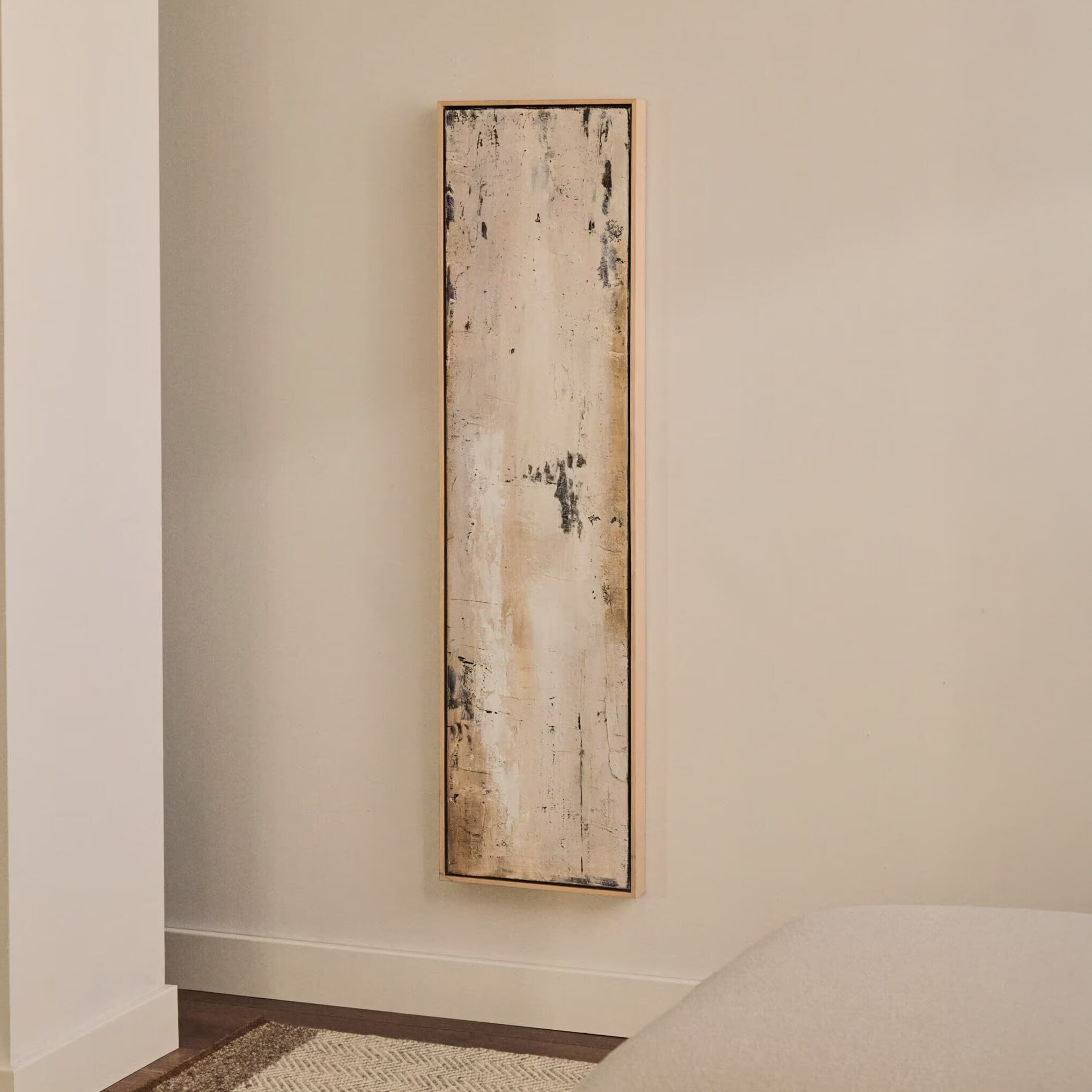 Kave Home Schilderij Selnar 122 x 32cm - Grijs - 8433840954479