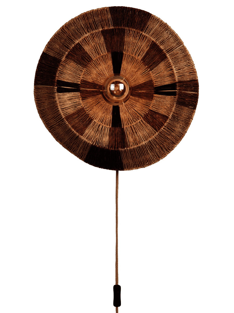 GOOD&MOJO Wandlamp Serengeti Jute, 45cm - Naturel/Bruin - 8716248101028