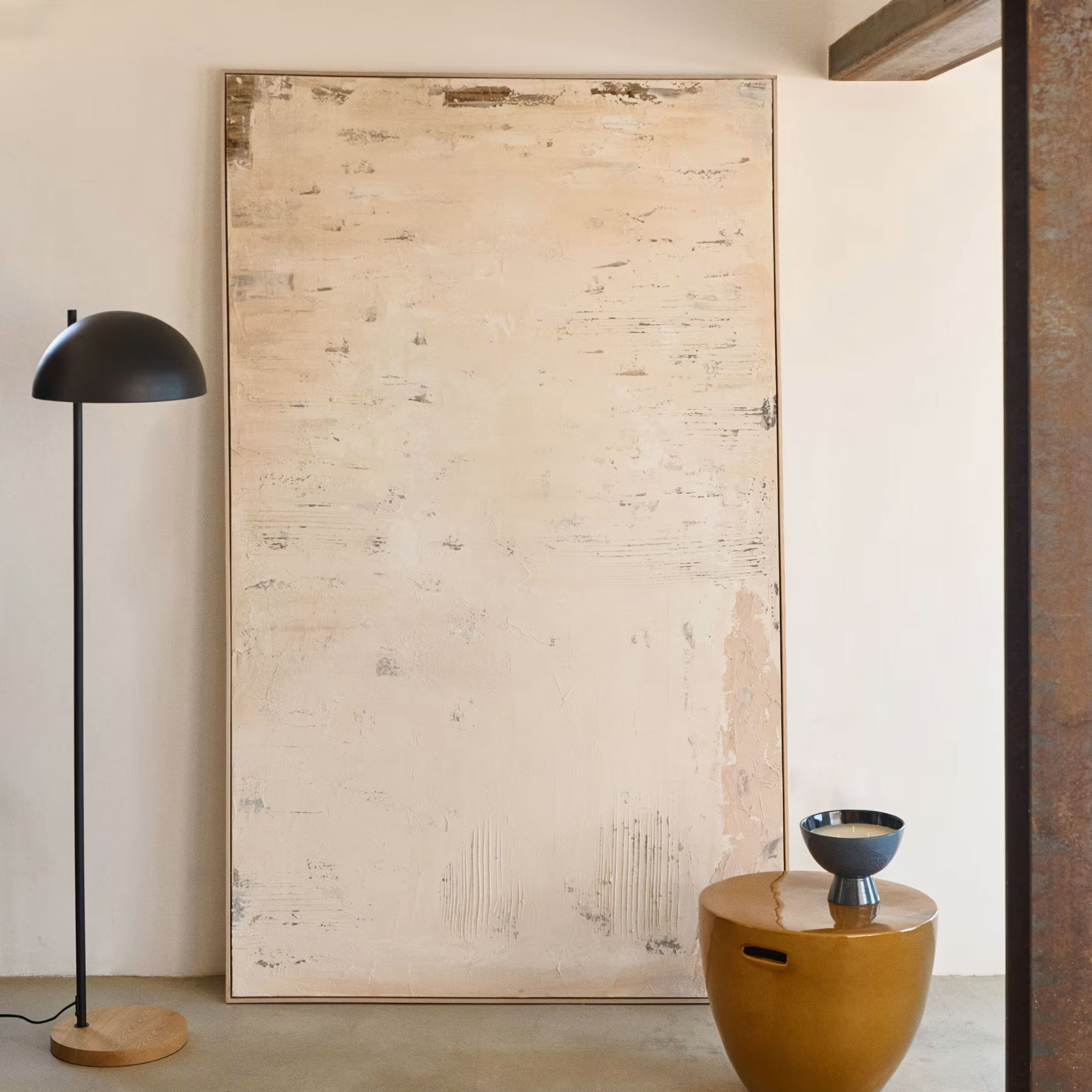 Kave Home Schilderij Silpa XXL 200 x 120cm - Bruin - 8433840903392