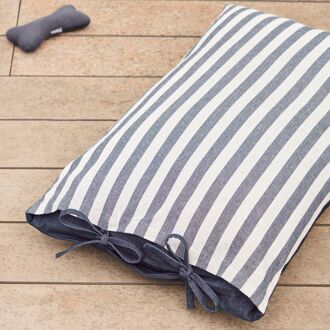Kave Home Kussen Tabby t.b.v. Hondenmand Fliicker, 50 x 80cm - Blauw - 8433840845548