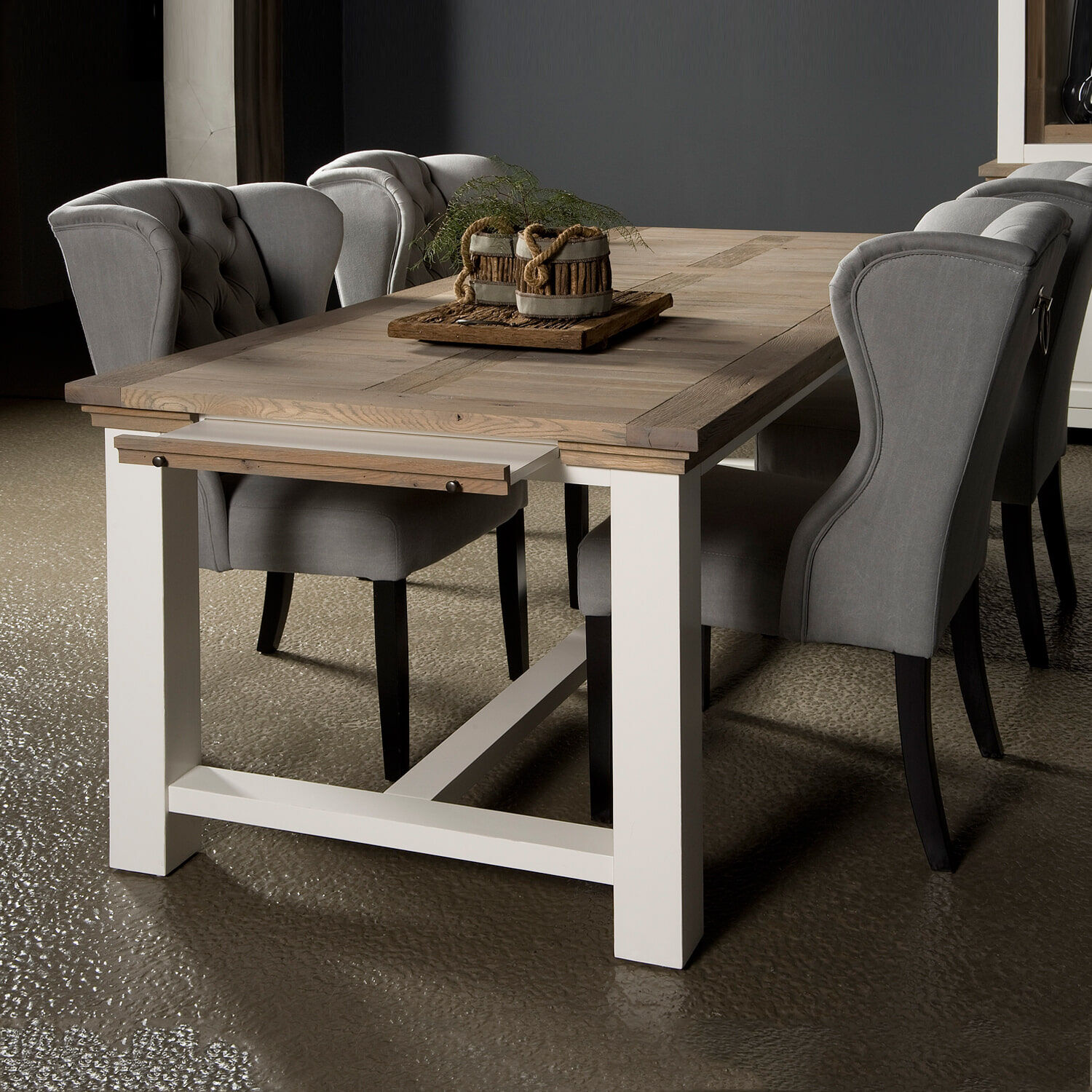 Tower Living Eettafel Parma 200 x 100 - wit - 9505794451416