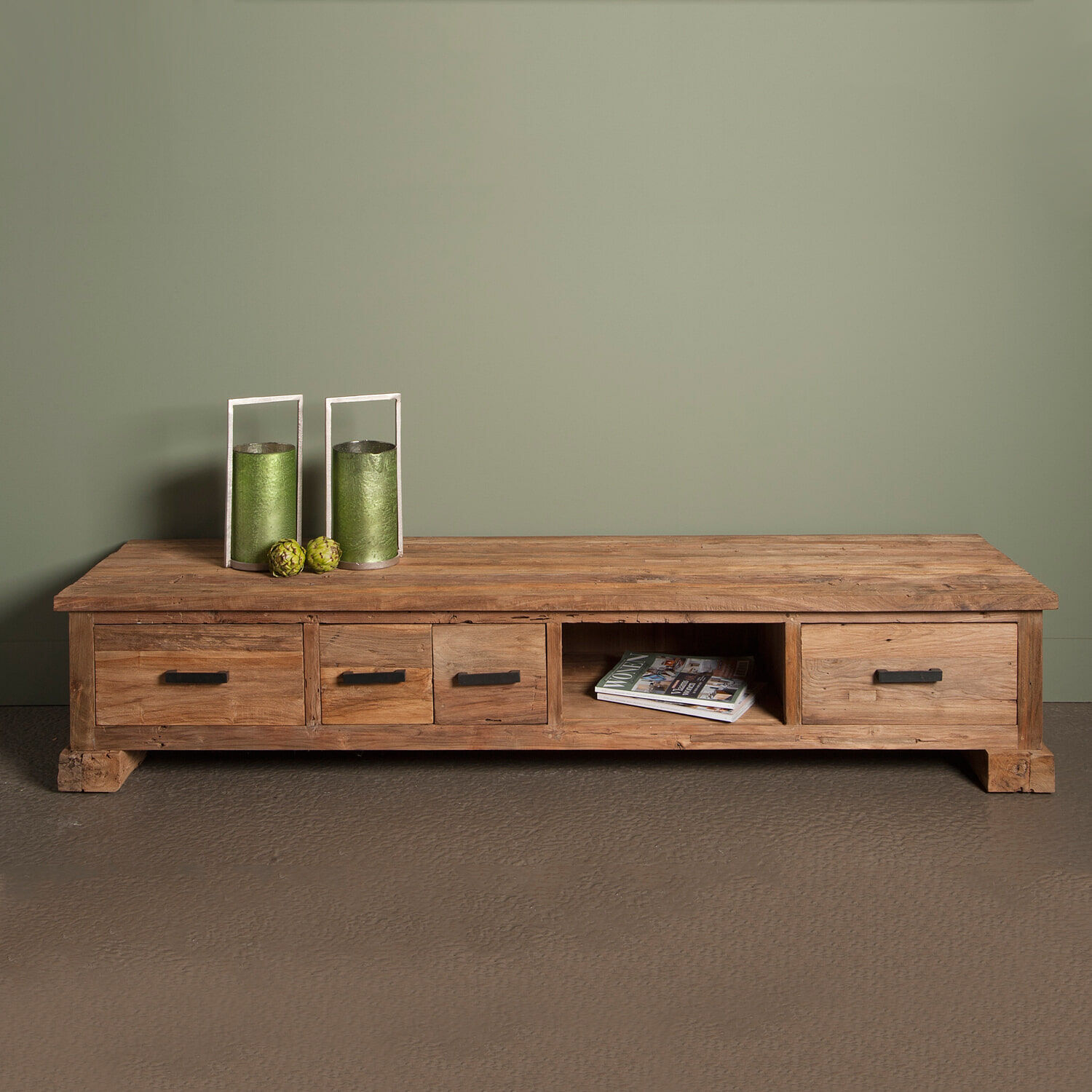 Tower Living TV-meubel Lorenzo met 4 laden - Hout - 9505616989981