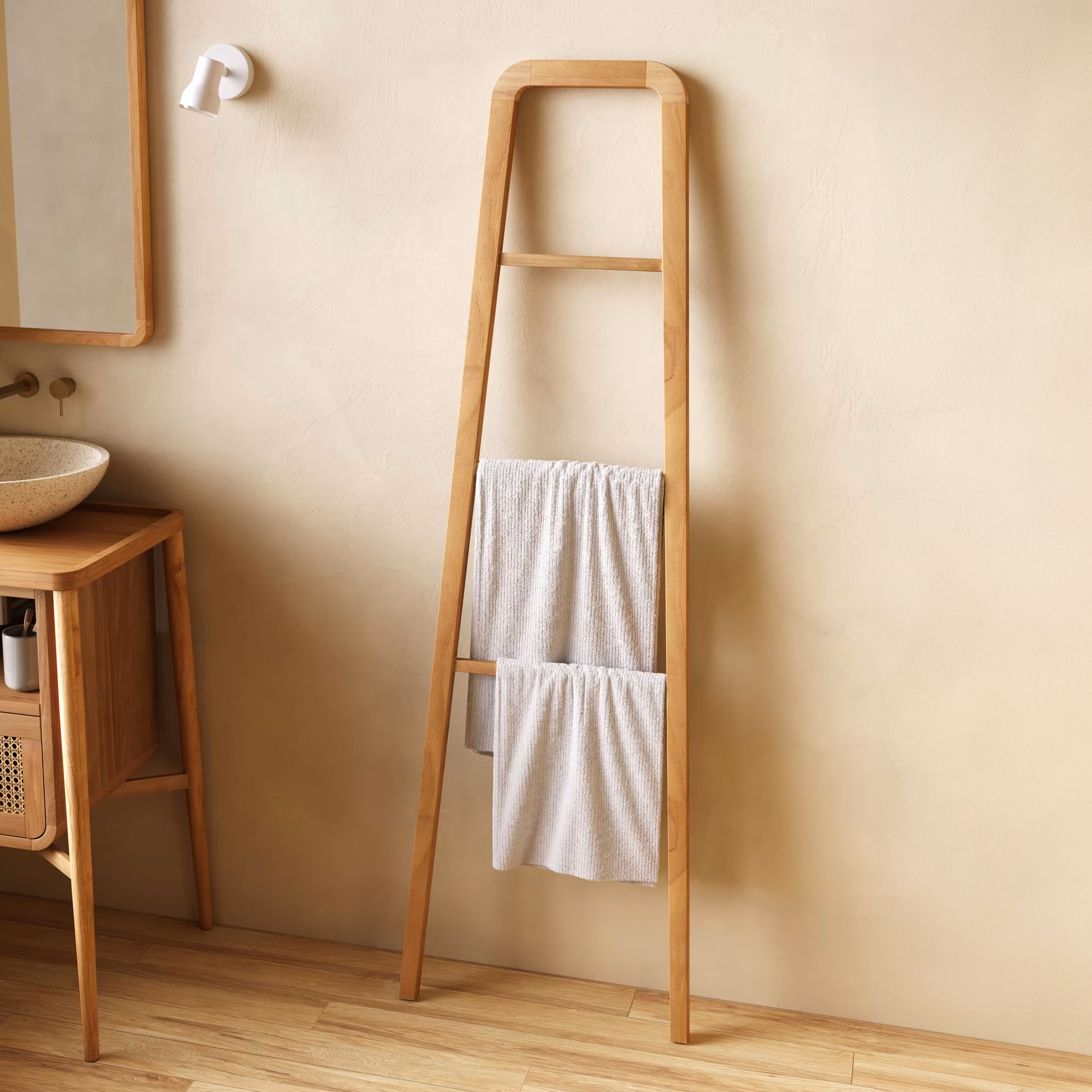 Kave Home Wandrek Uliana Teakhout - Naturel - 8433840685786