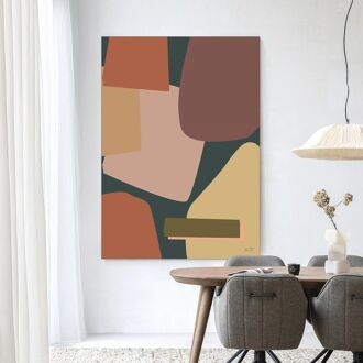 Urban Cotton Wandkleed Nuance 80 x 110cm in Frame - black - 0000000000000