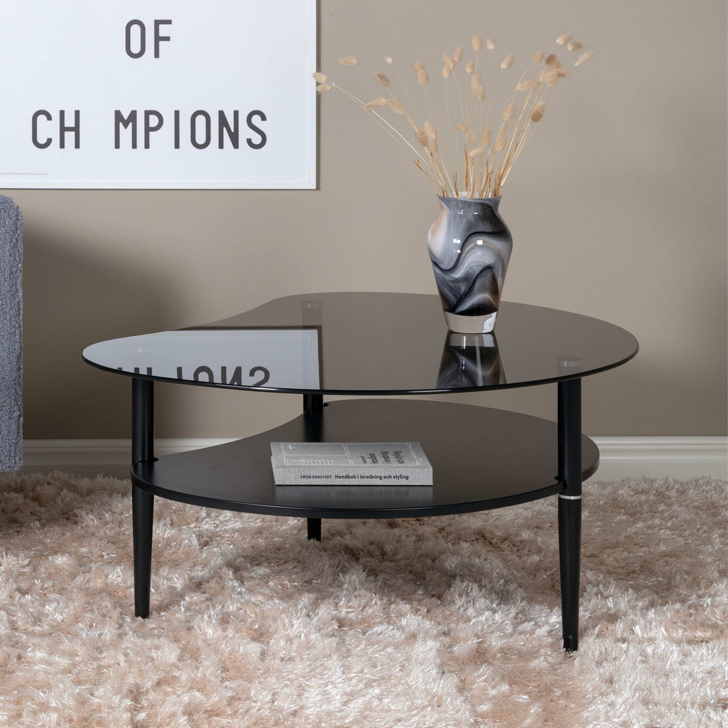 Nohr Organische Salontafel Illiana 101 x 80cm - Smoke - 7340220808219