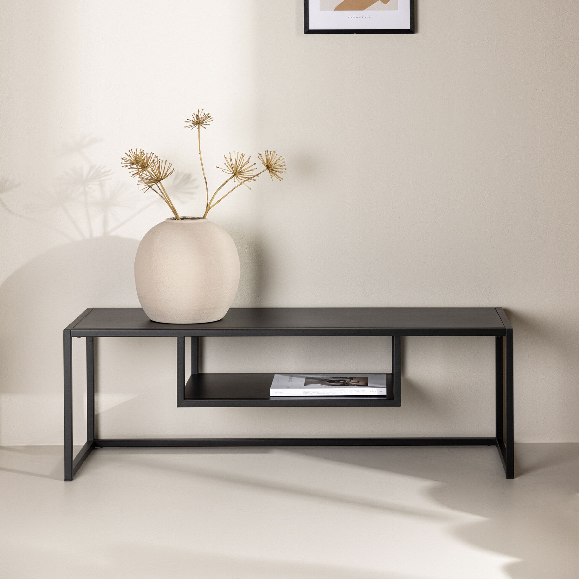 Nohr TV-meubel Venancio 120cm - Zwart - 7340220809261