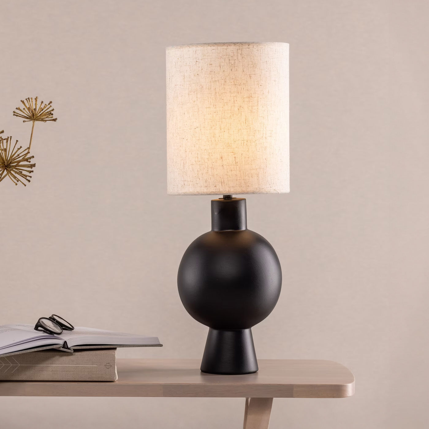 Nohr Tafellamp Sabrine - Beige/Zwart - 7340206970855