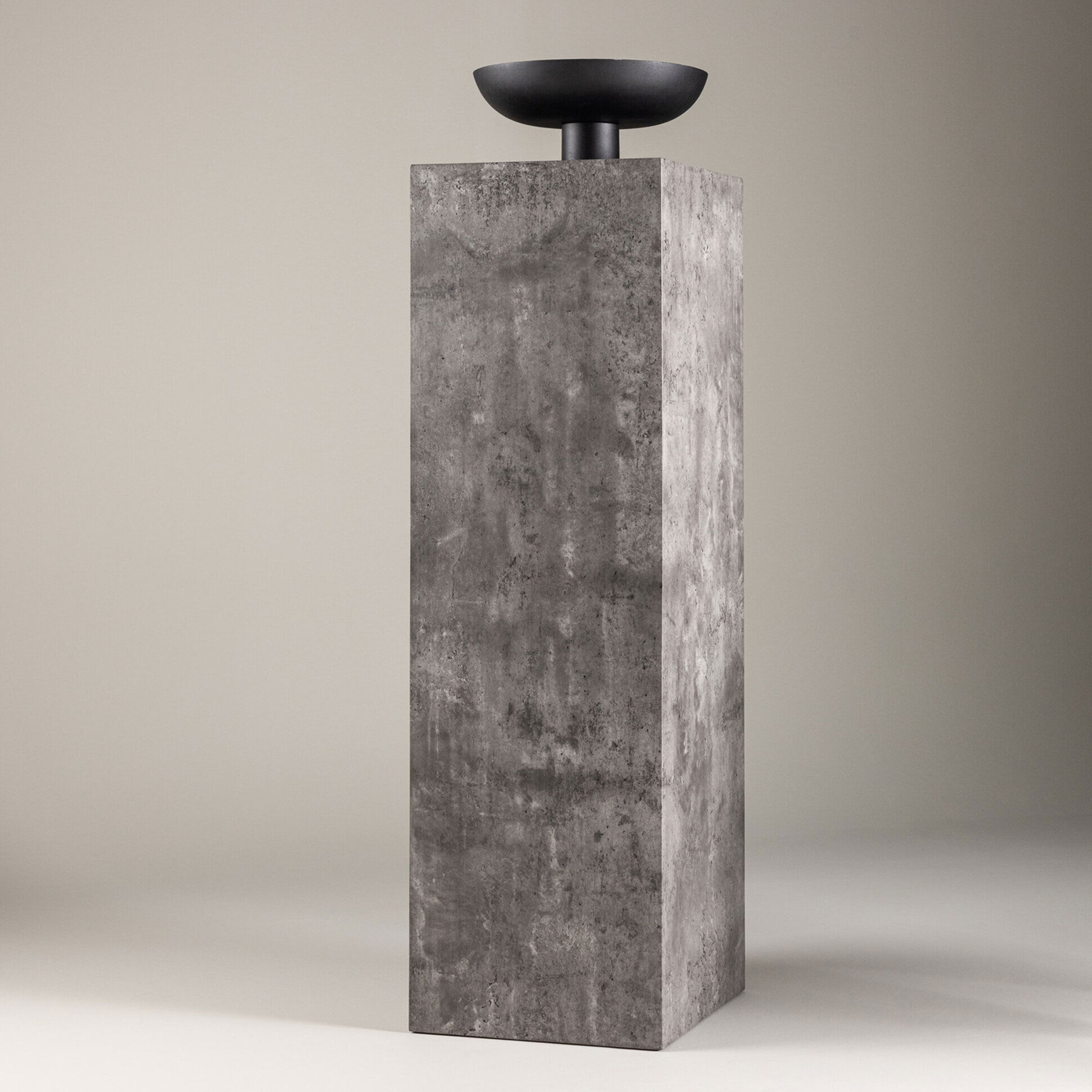 Nohr Zuil Nykole 130cm hoog - Grijs - Vierkant - 7340220823458